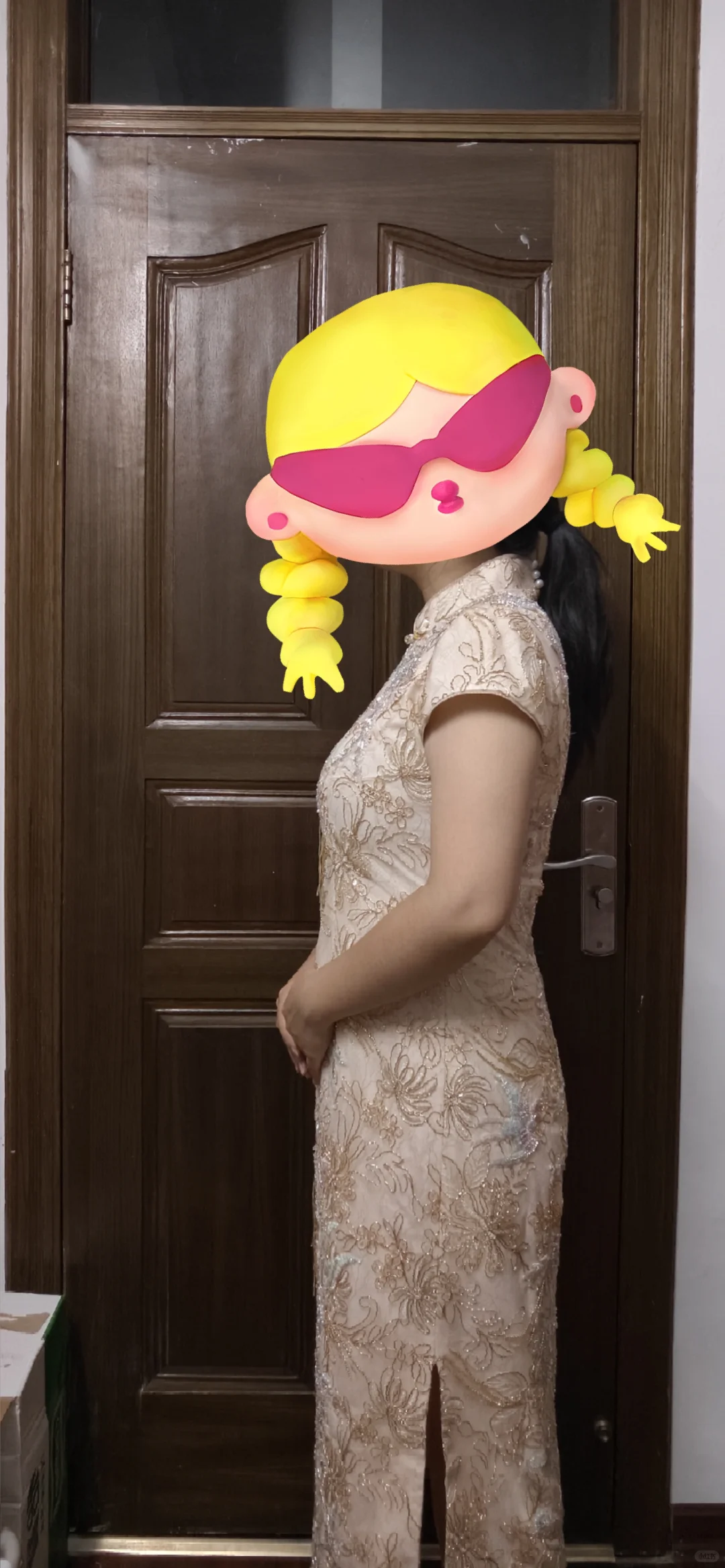 筹备日记｜新中式金色旗袍