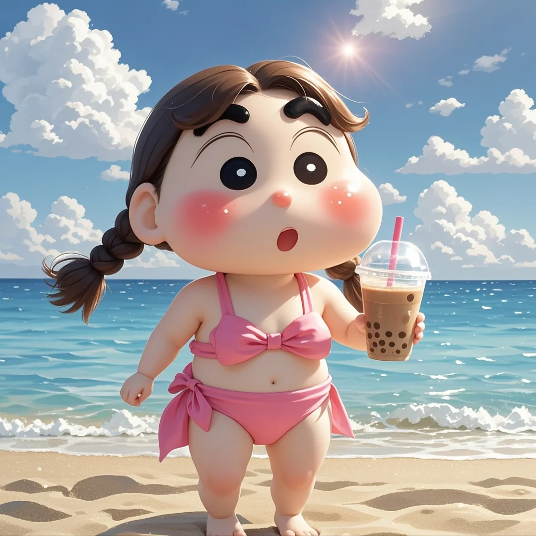 申请成为你的可爱头像/比基尼小新