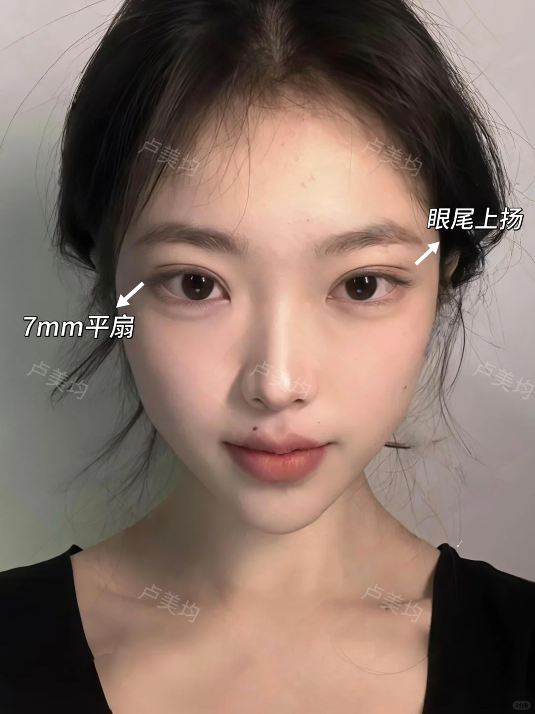 7mm平扇狐系眼尾上扬，真的很幼态