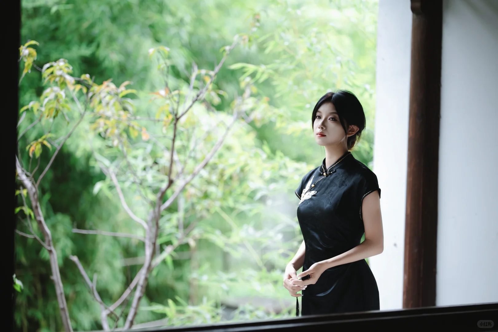 一袭旗袍，入我眼眸|旗袍|唯美|中式|摆姿