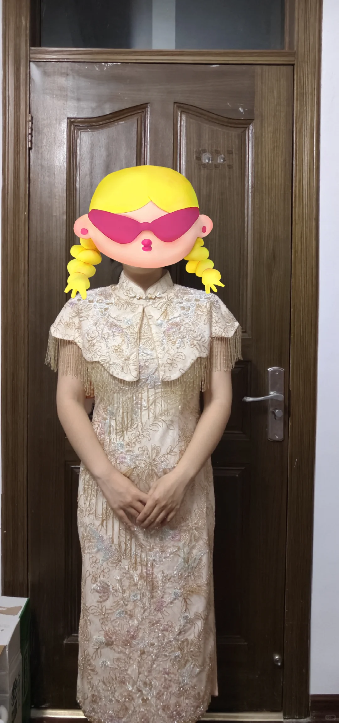 筹备日记｜新中式金色旗袍