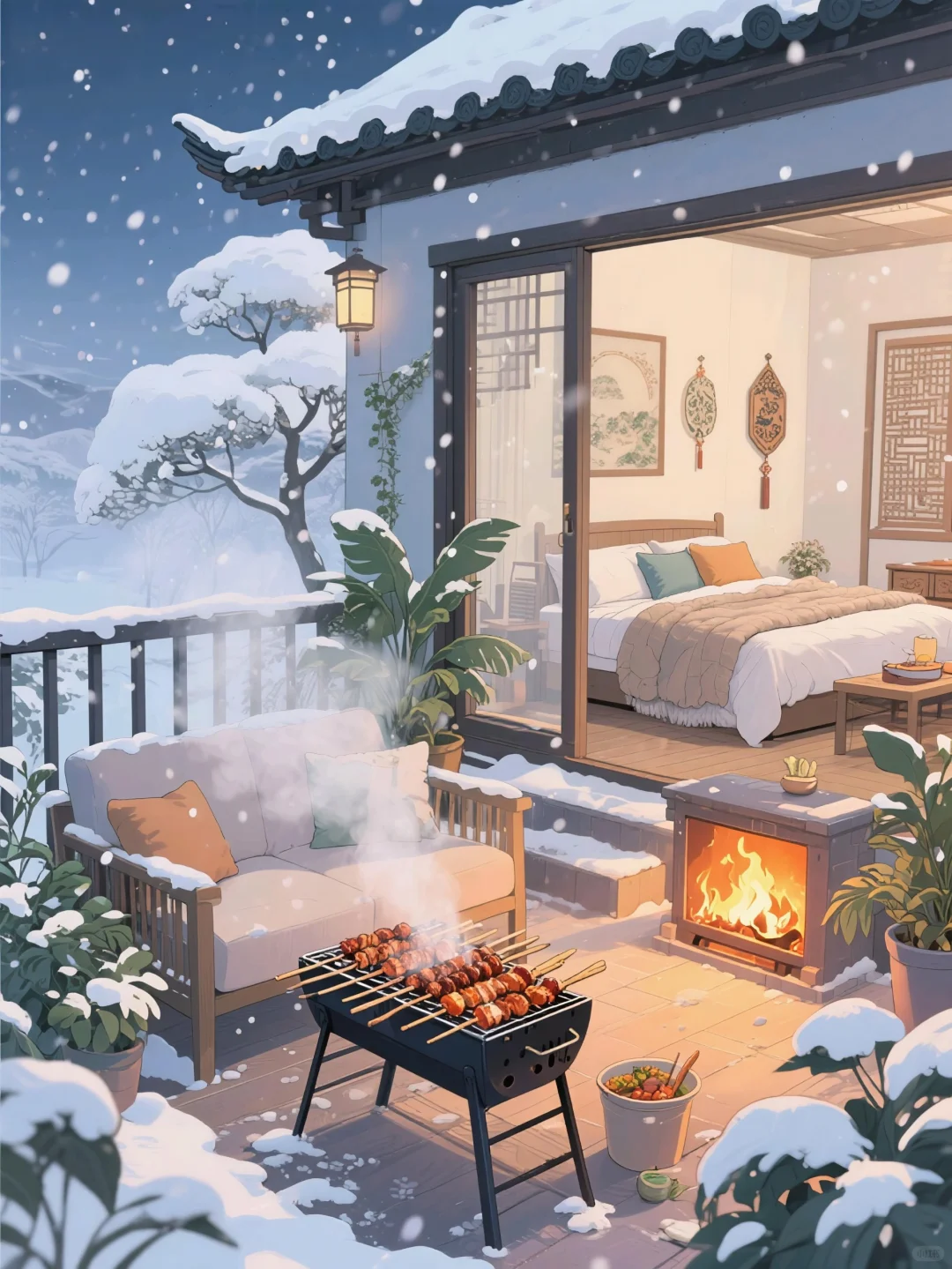 暴雪来临，你会选择住进哪个房子～