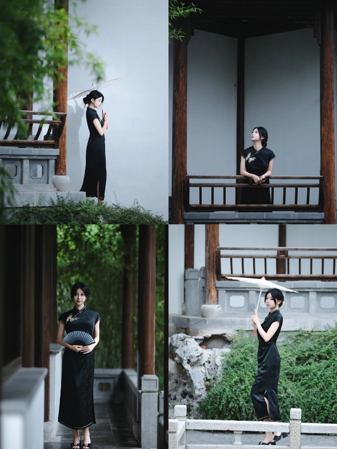 一袭旗袍，入我眼眸|旗袍|唯美|中式|摆姿