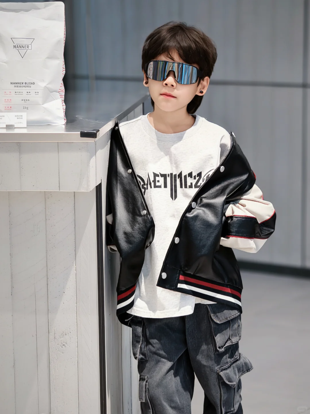 看好女儿，果哥帅气装备出门“撩妹”了😎