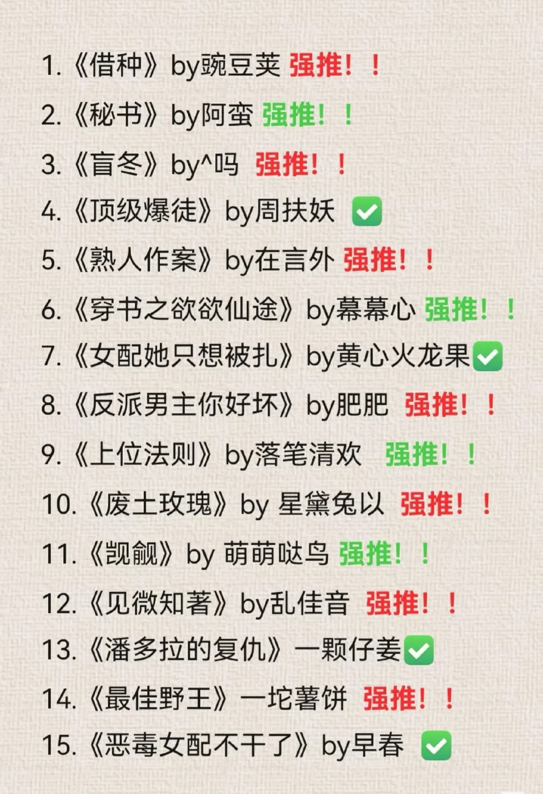 强推🔥最近吃过的top级别细糠bg文合集❗