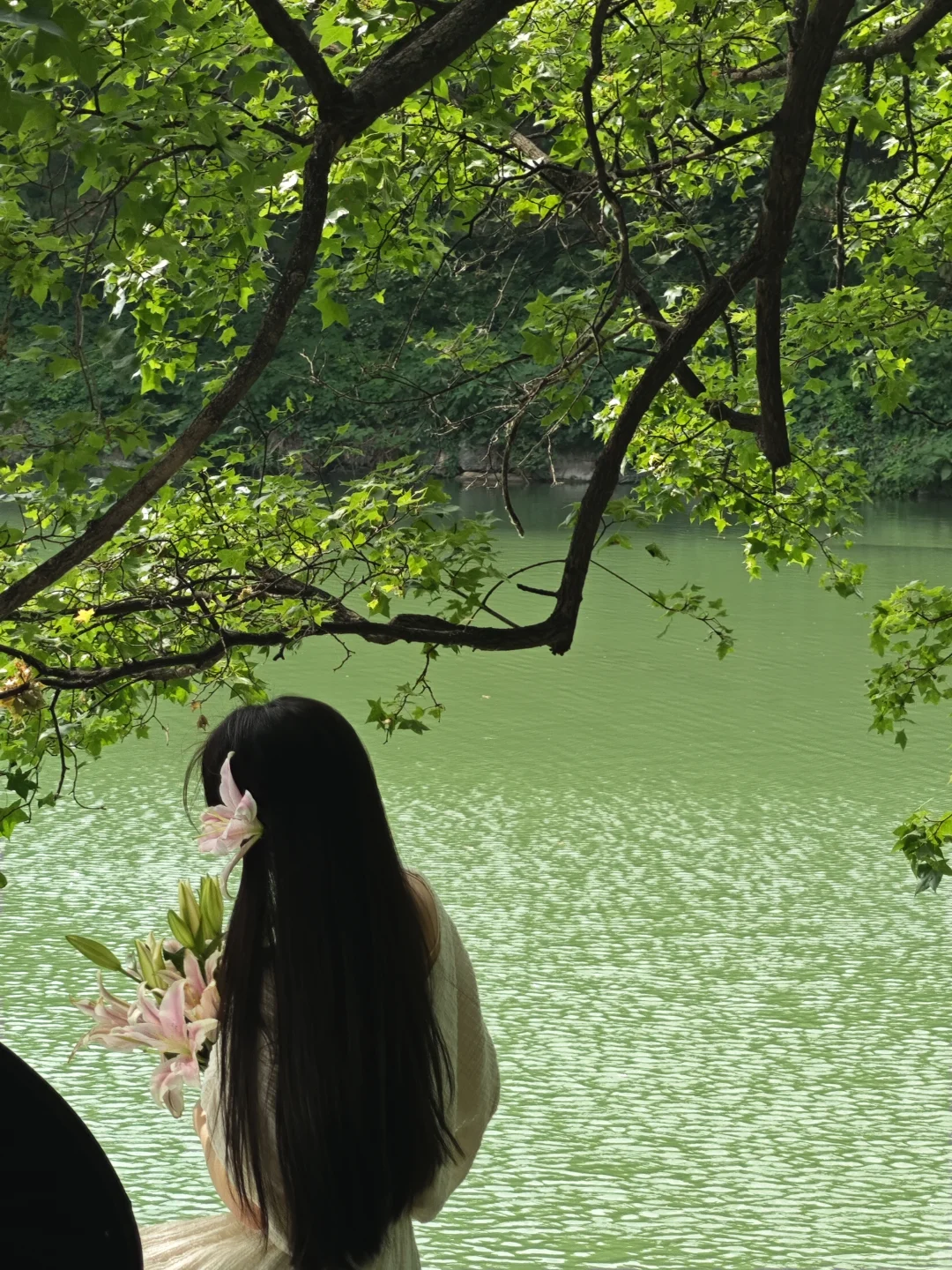 捞一下颐和园的这位美女！