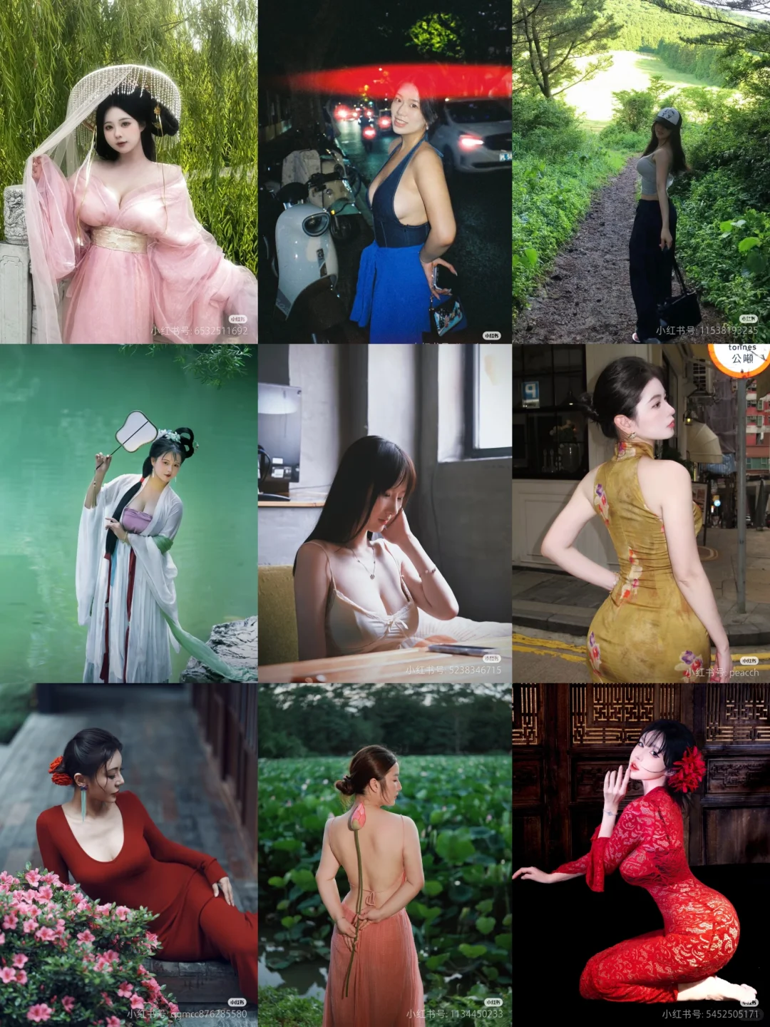 性感成熟风写真动作