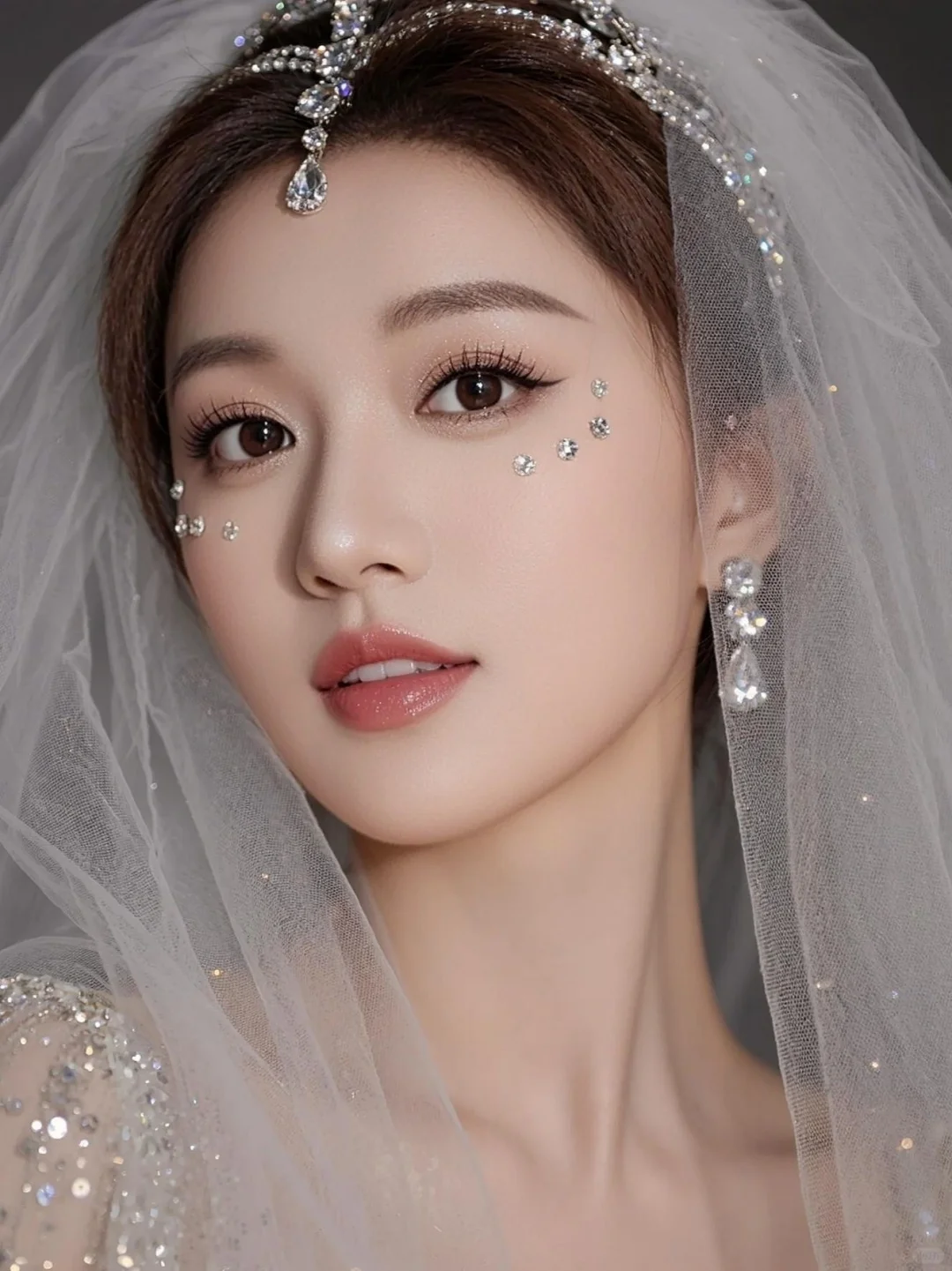 这是什么神仙新娘妆啊！🤩
