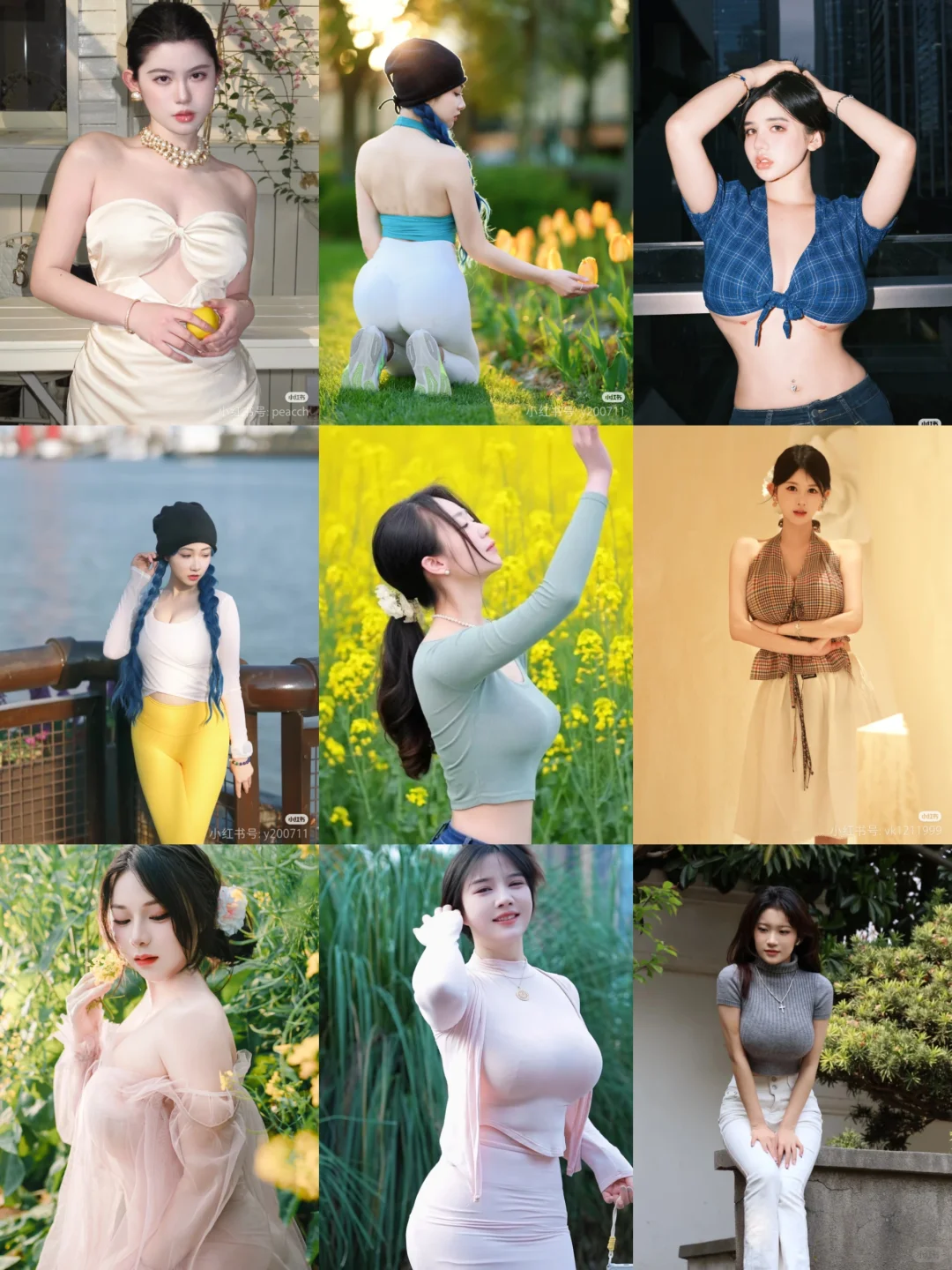 性感成熟风写真动作