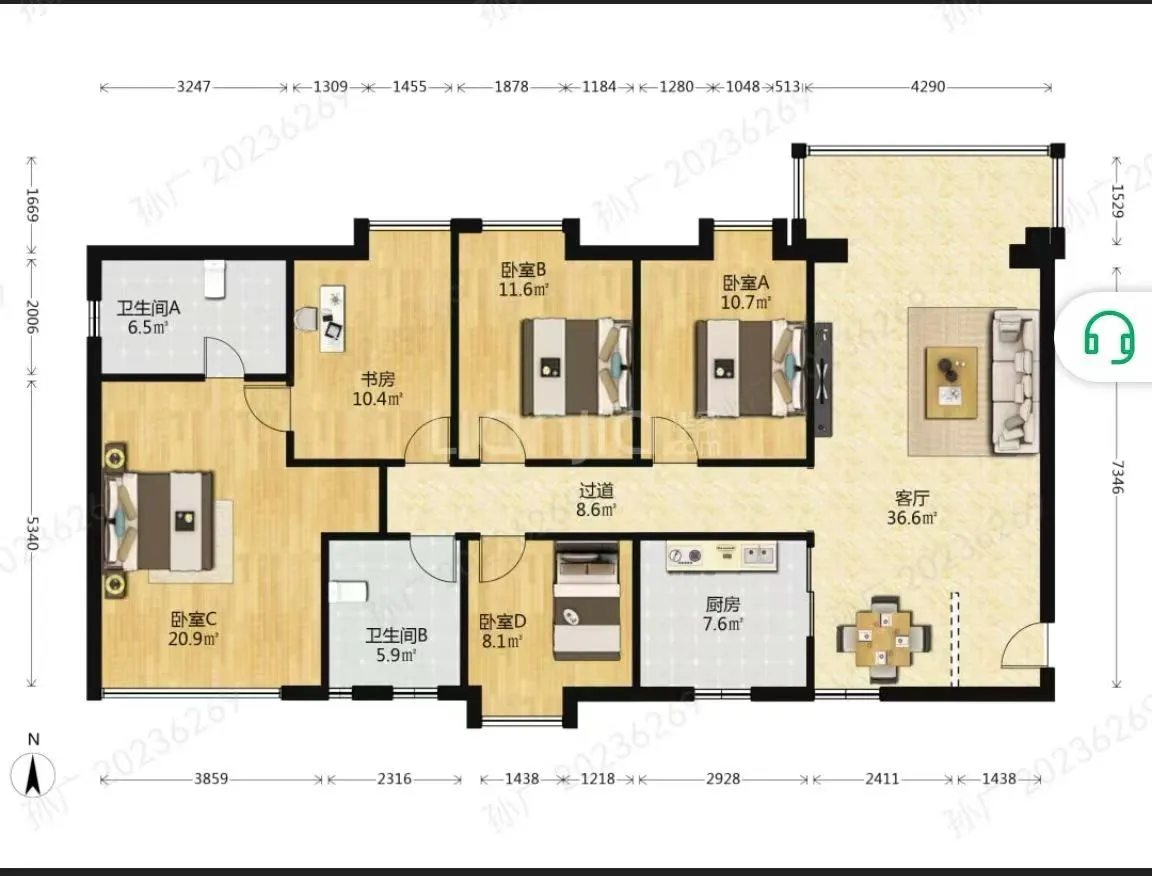 真的爱死这种户型了🏠