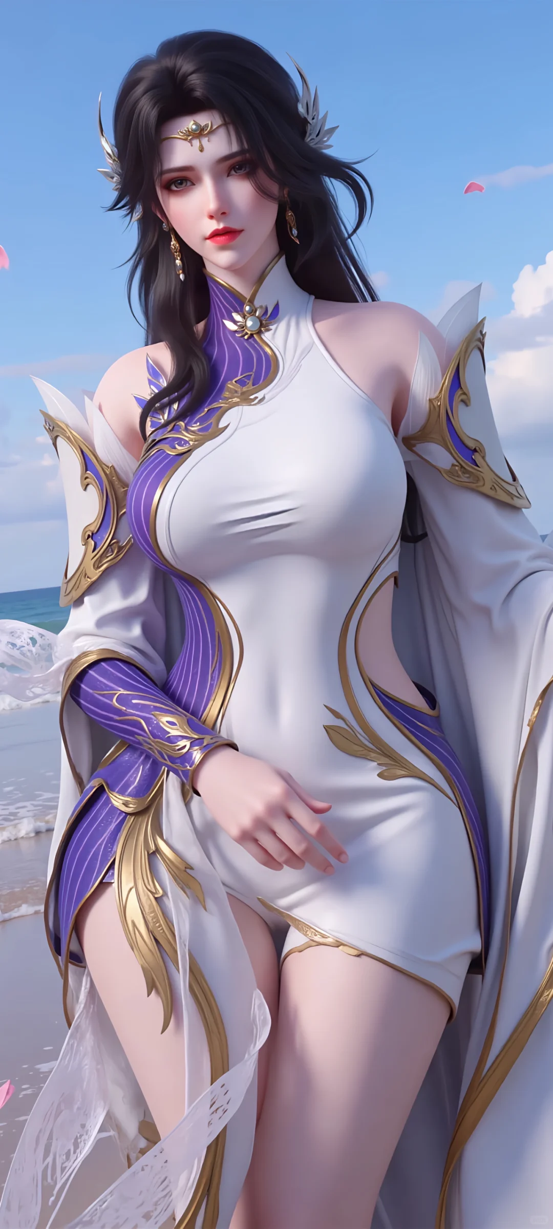 丹塔女王玄衣｜这腿这腰是真实存在的吗？