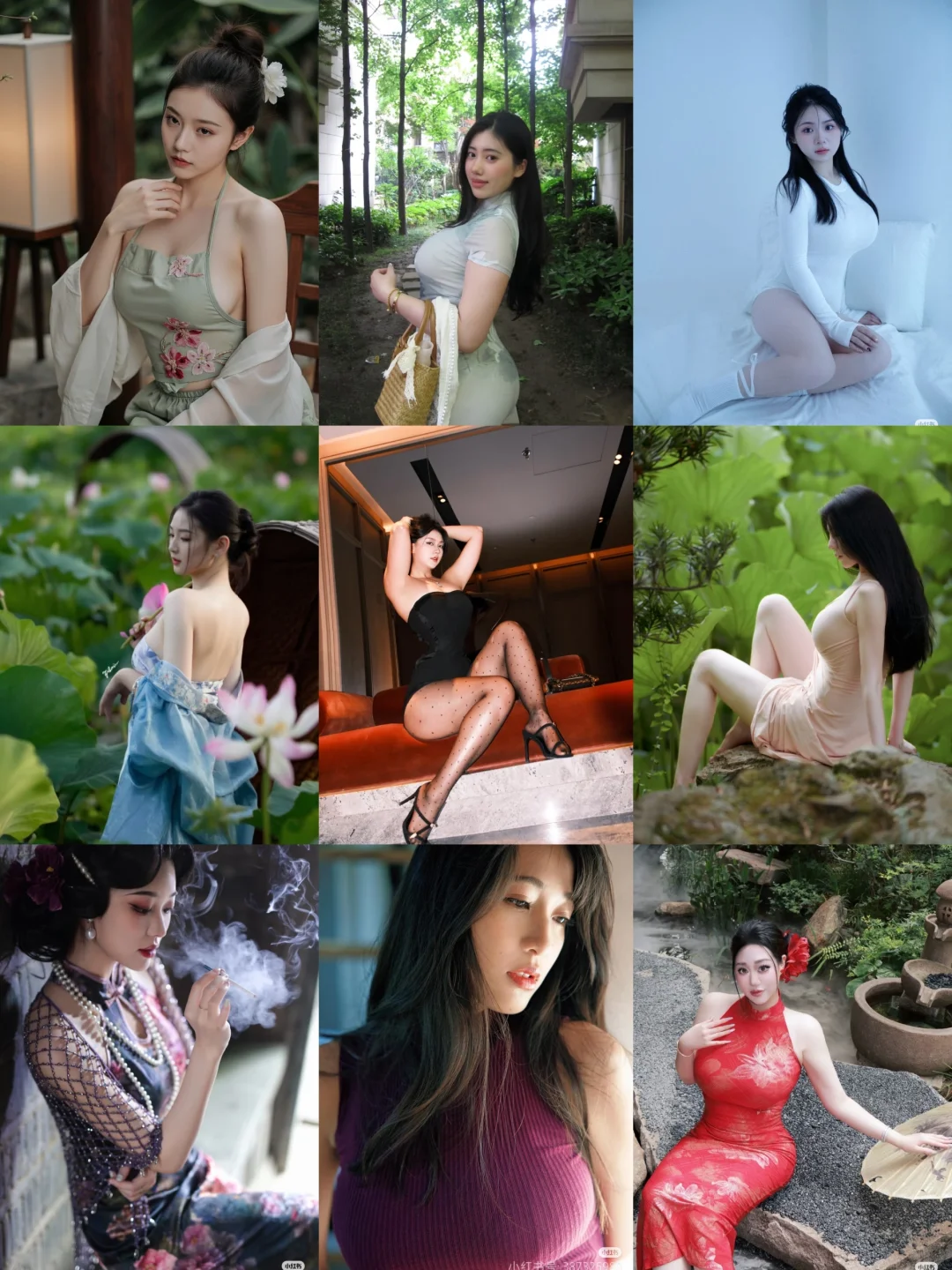 性感成熟风写真动作