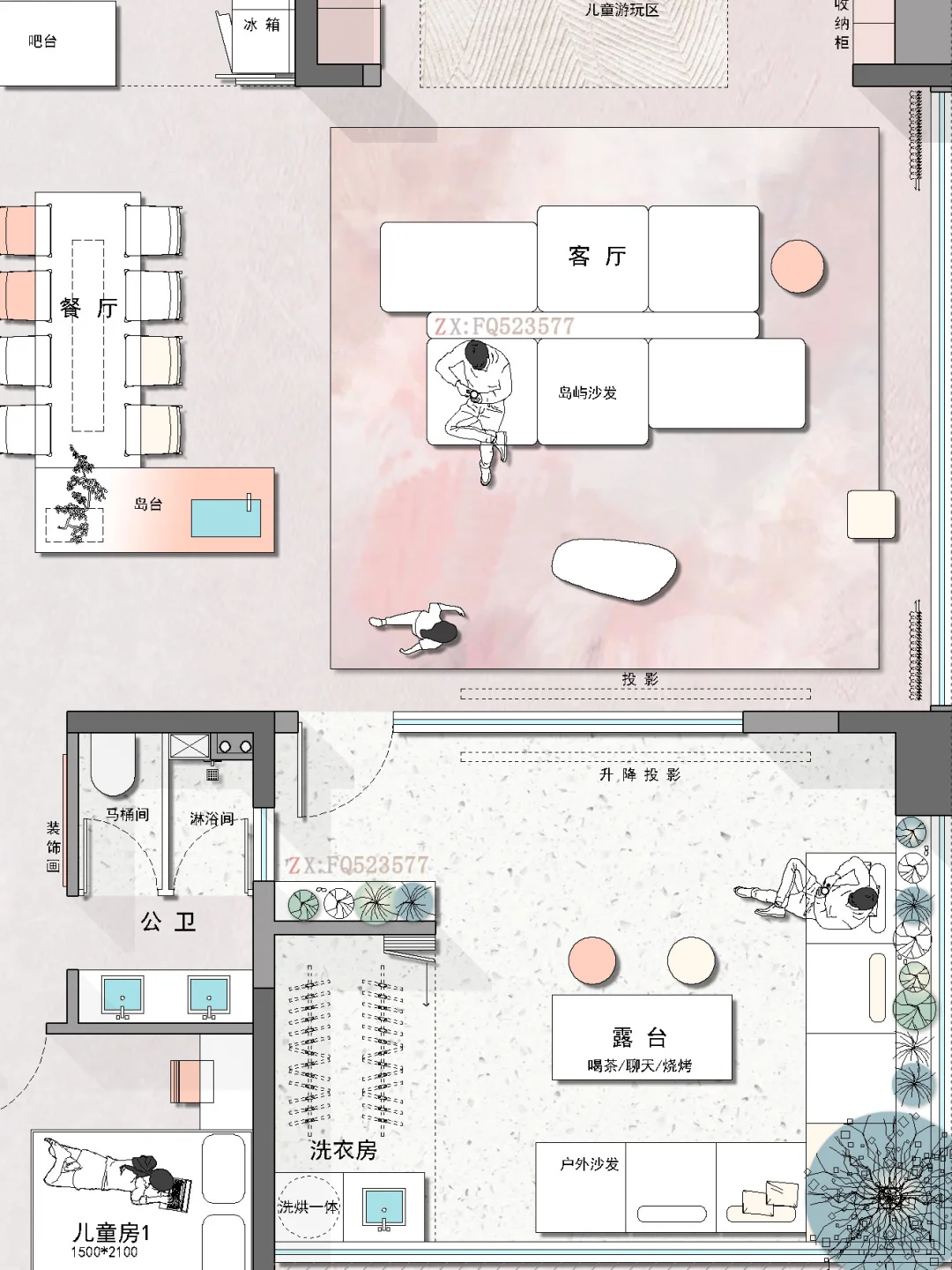 273㎡户型改造|大平层的高级布局设计