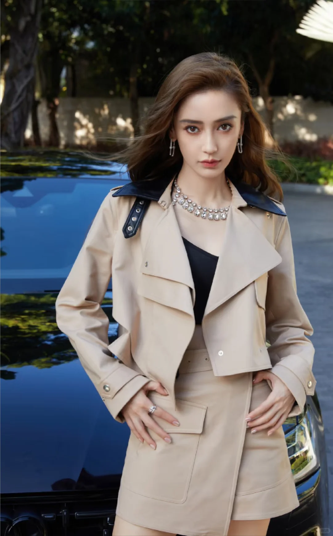 杨颖:性感女神范，你喜欢吗？