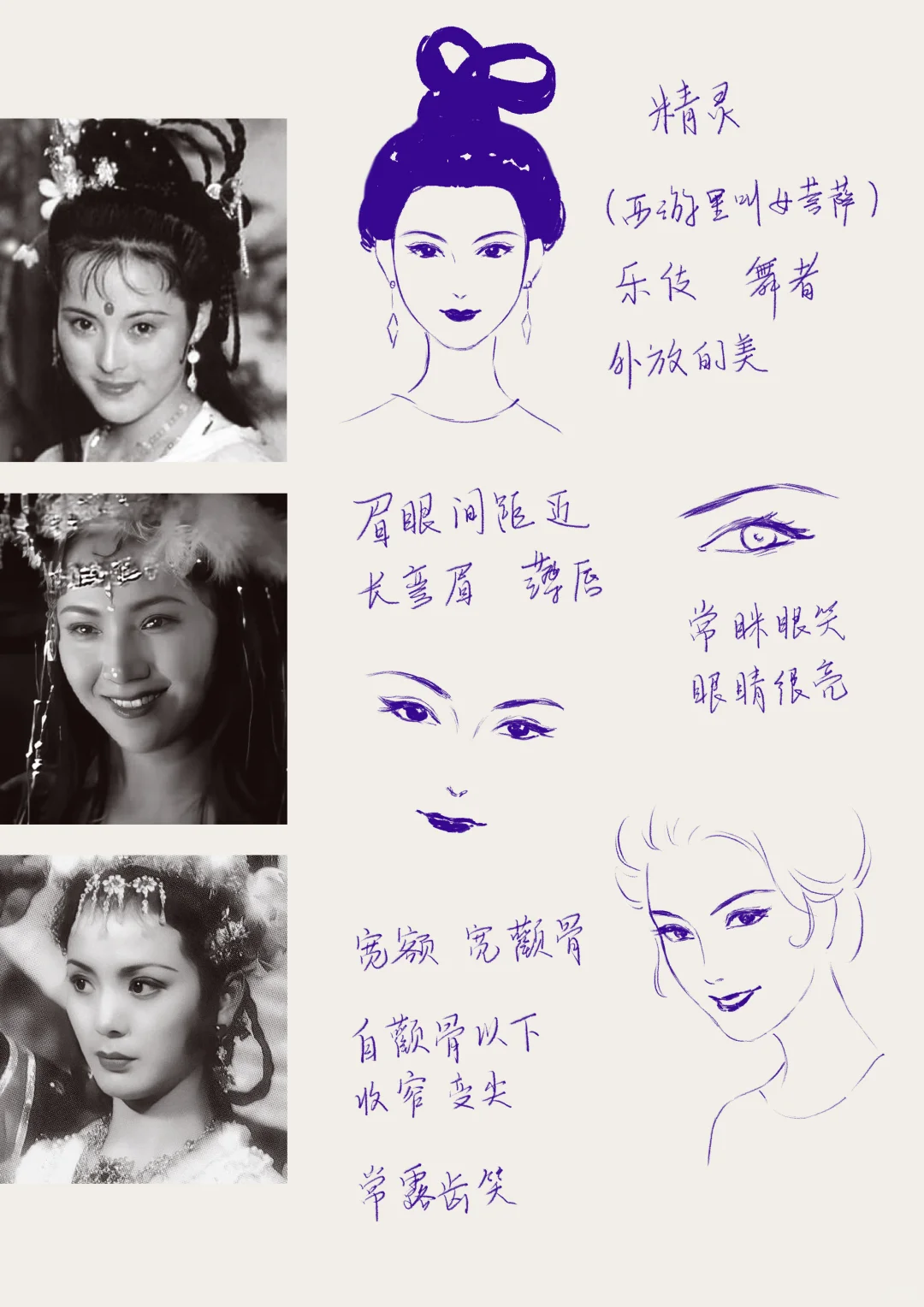总结一些古典中式美人画法（多图）
