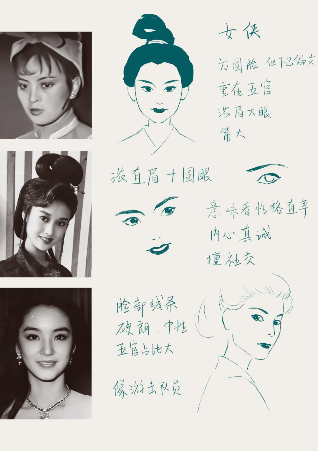 总结一些古典中式美人画法（多图）