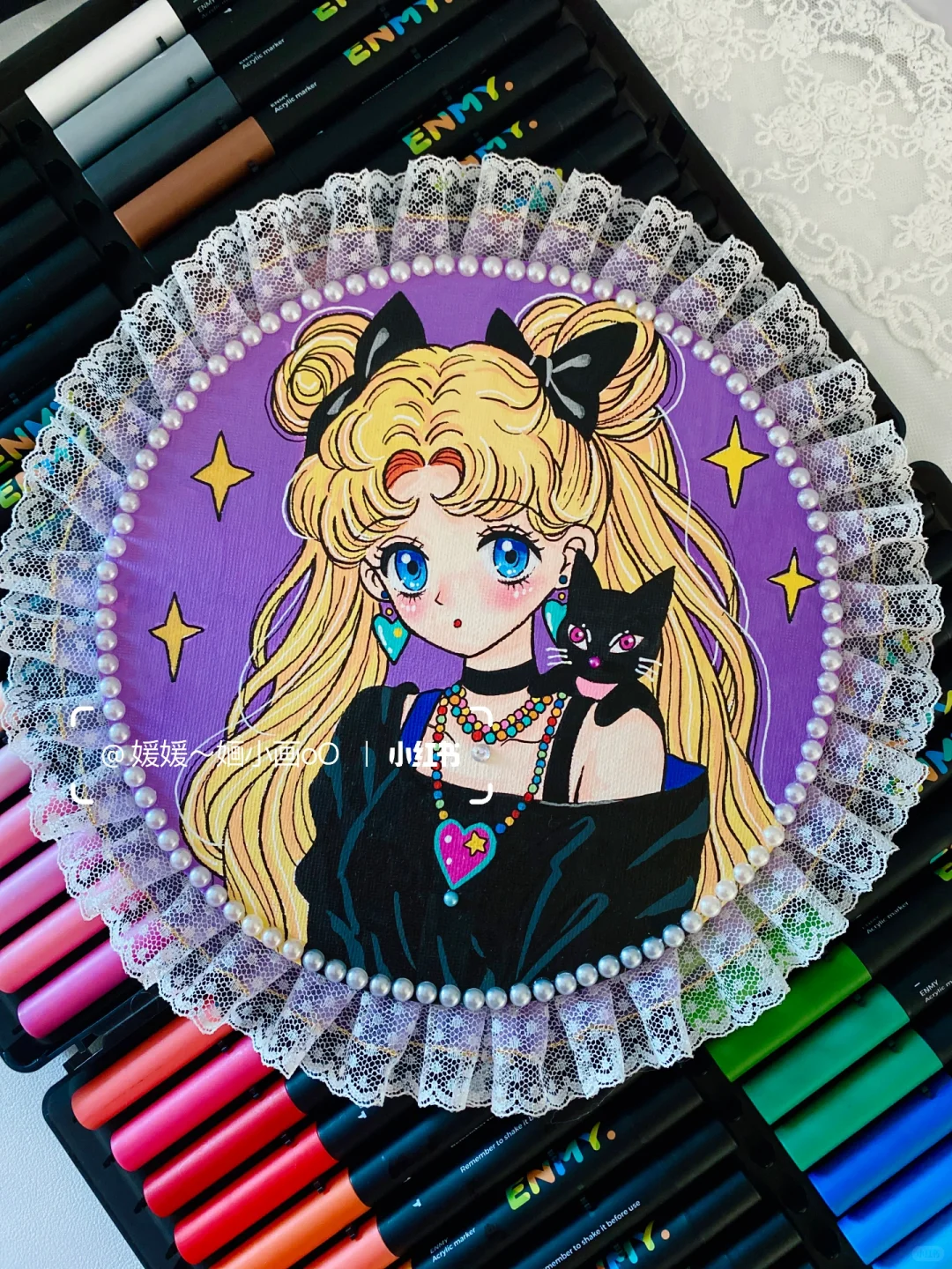 春天好好画｜是谁画的美少女呀💖太迷人啦😍
