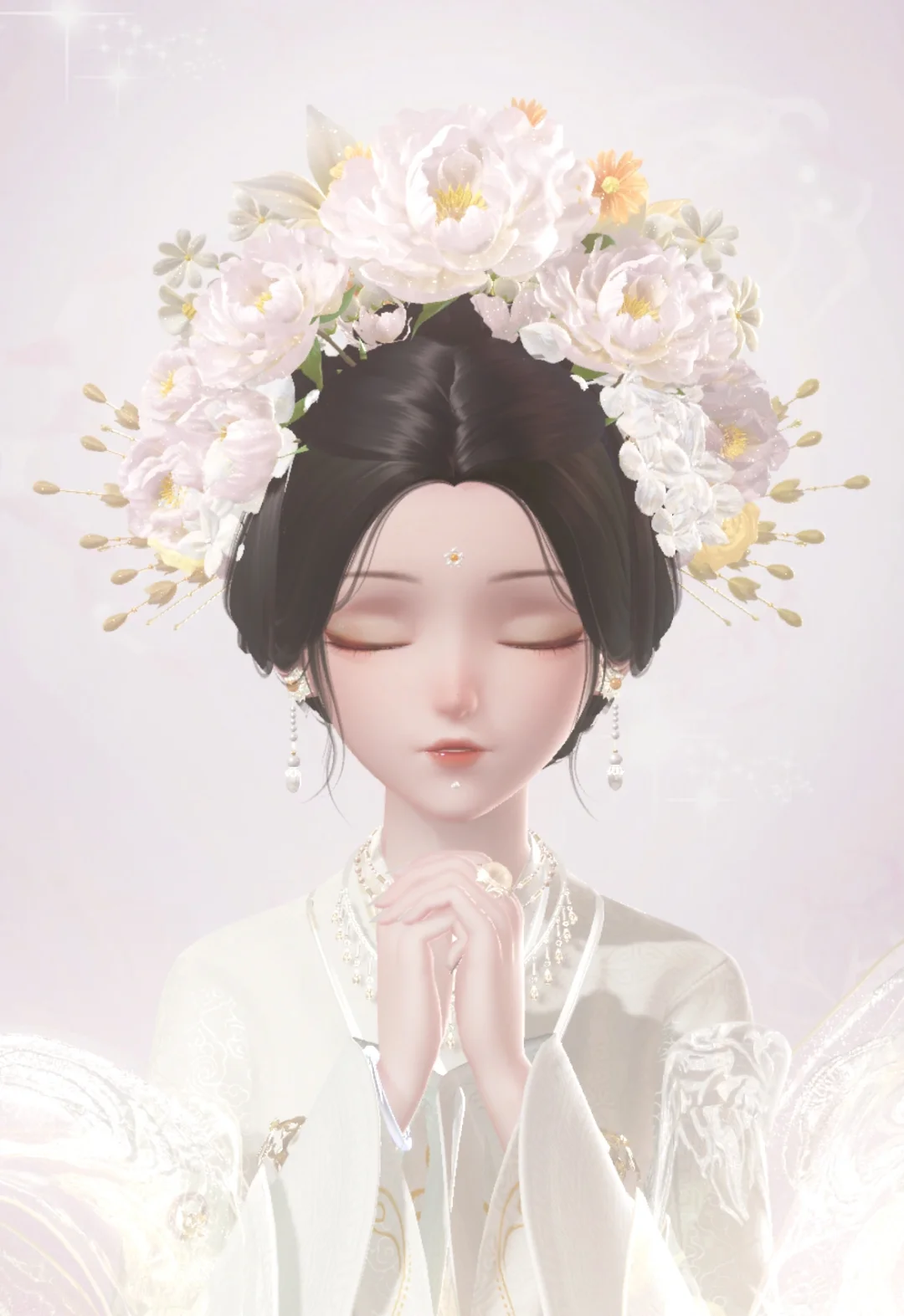 啊啊啊！这簪花美人的发型也太绝了！