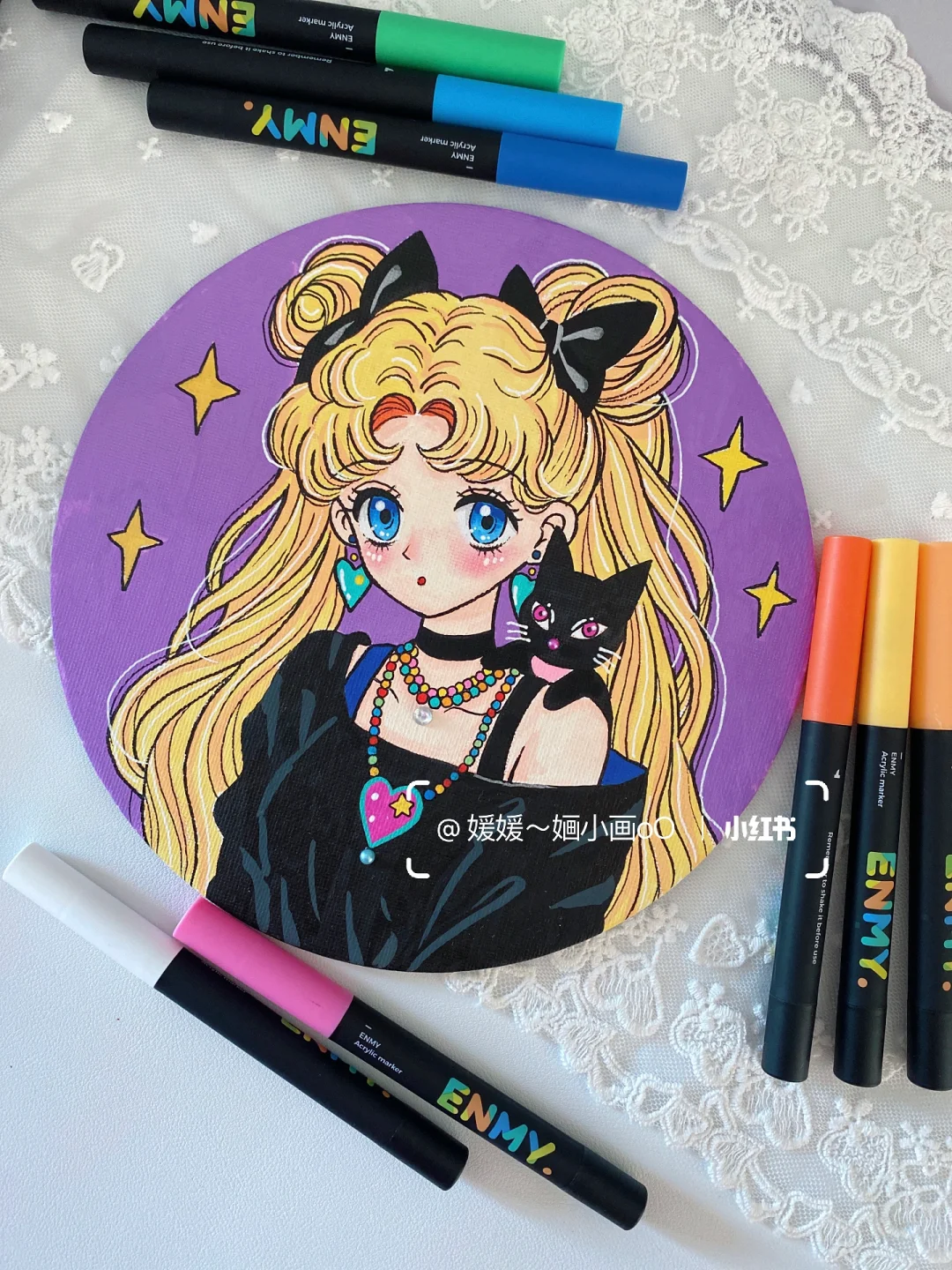春天好好画｜是谁画的美少女呀💖太迷人啦😍