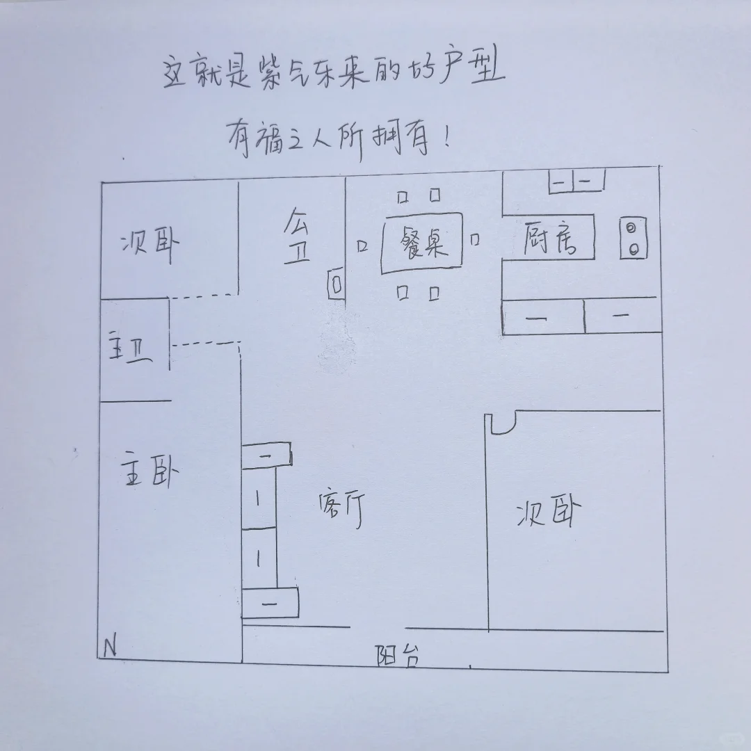这是紫气东来的好户型，