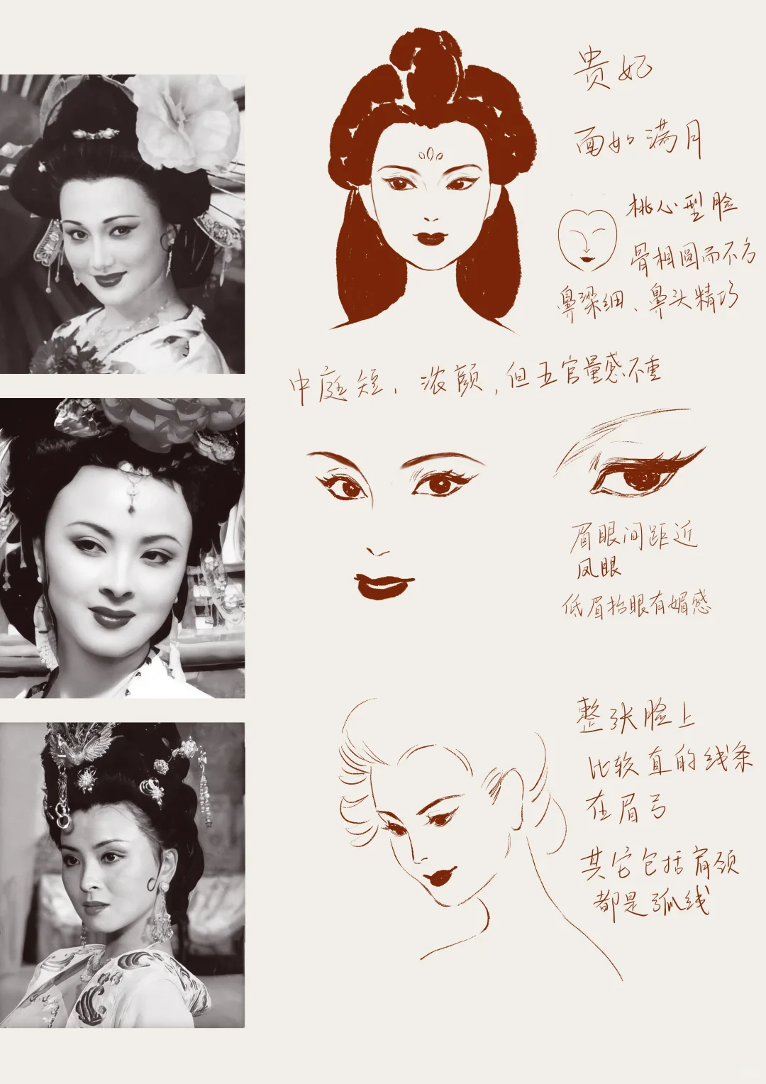 总结一些古典中式美人画法（多图）