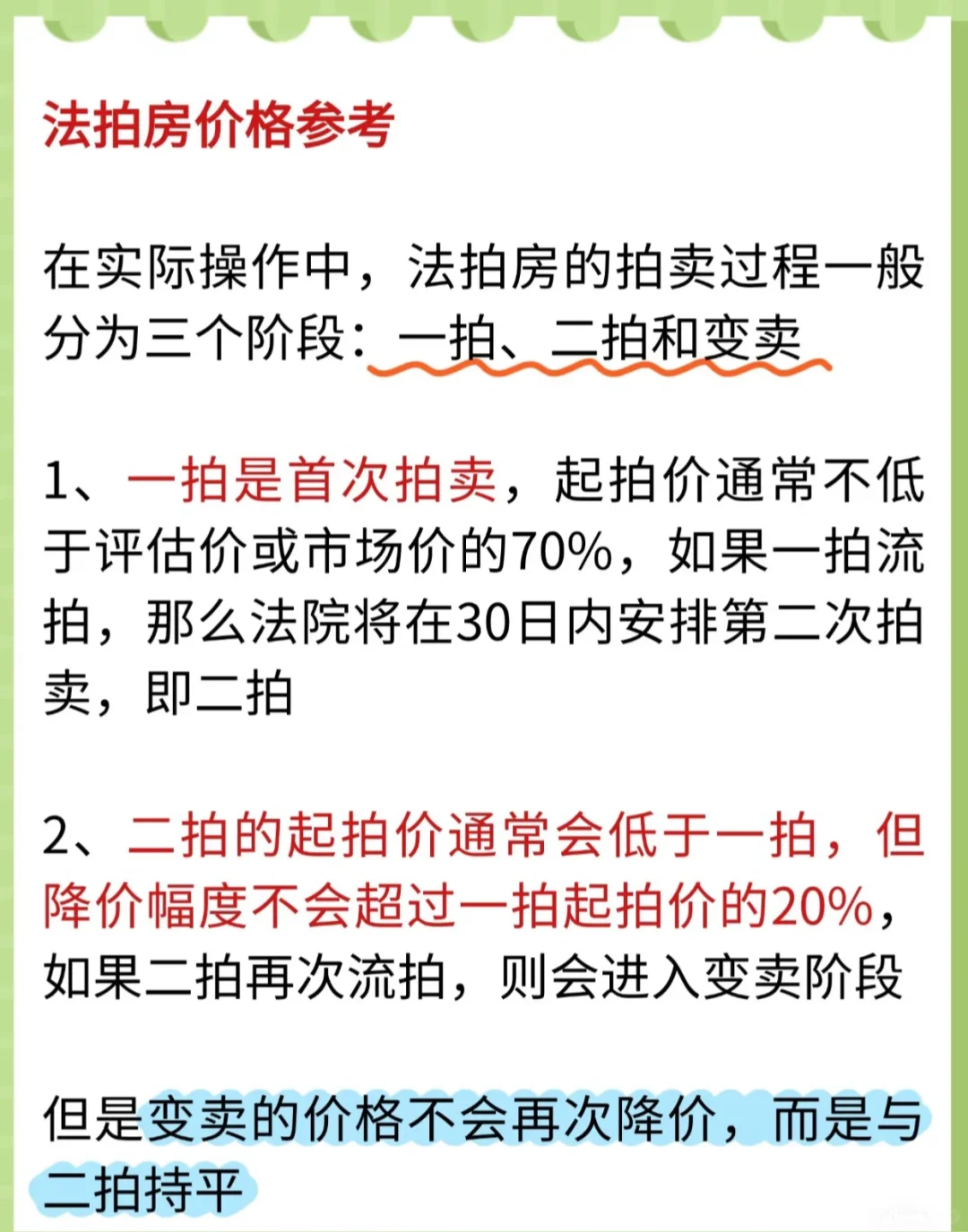法拍房的价格如何确定？