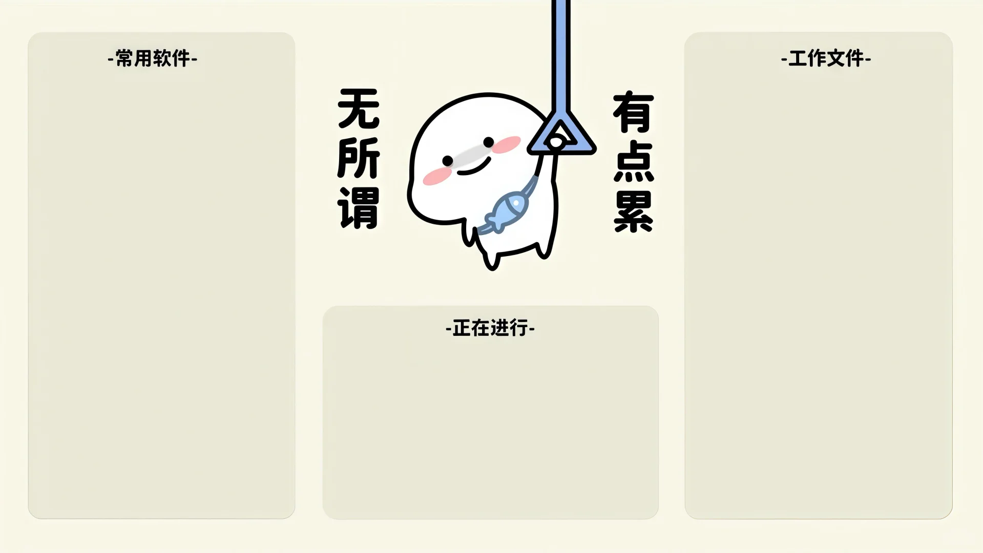 打工人电脑分区壁纸