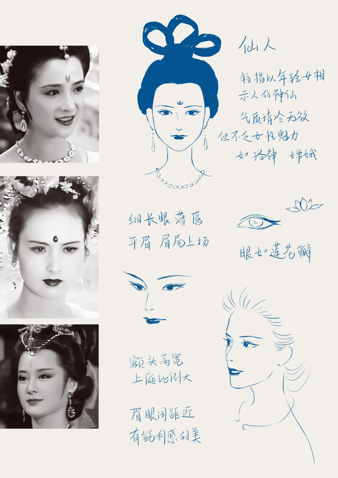 总结一些古典中式美人画法（多图）
