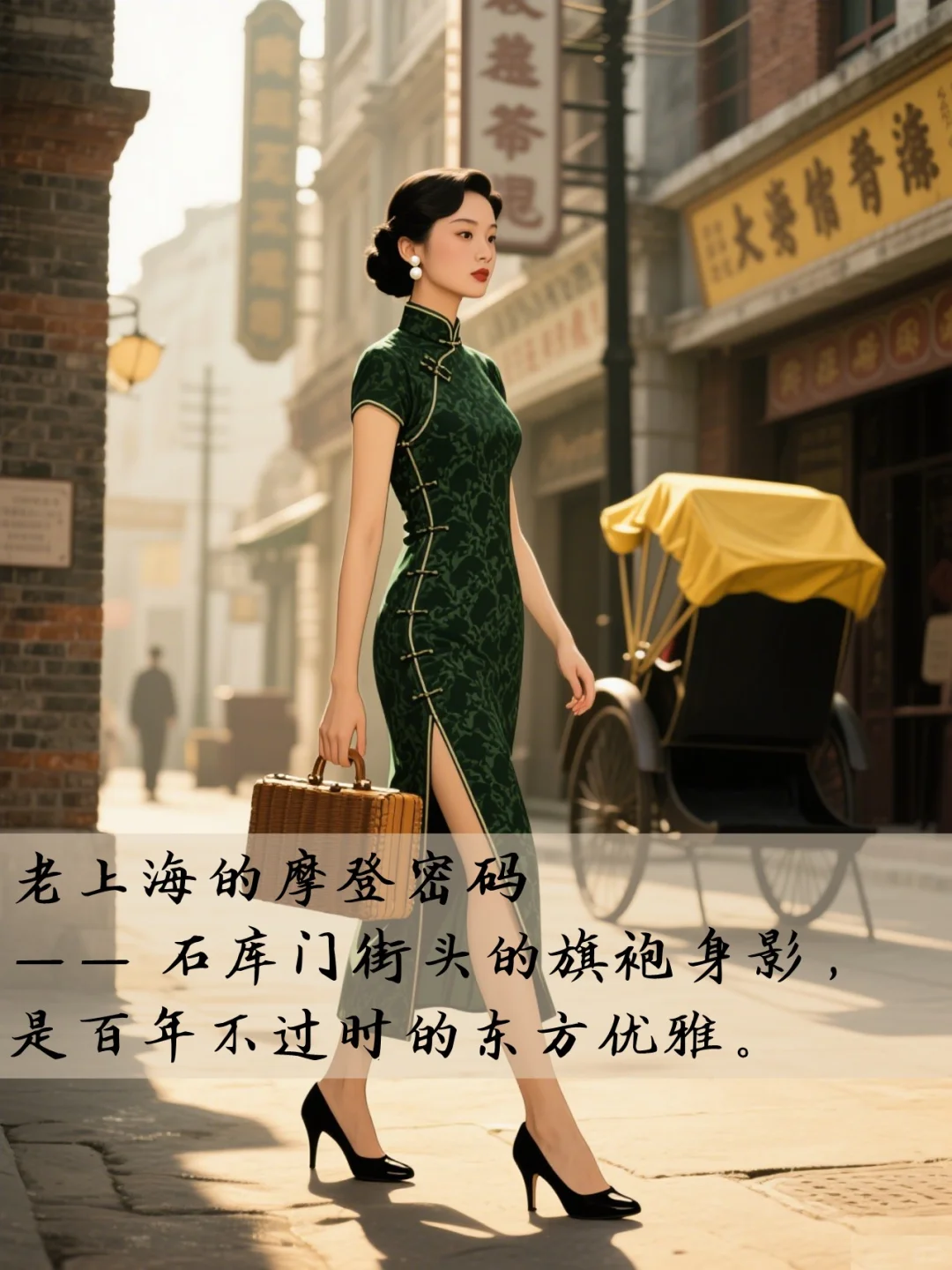 谁说旗袍是老古董❓百年变与守藏中式浪漫