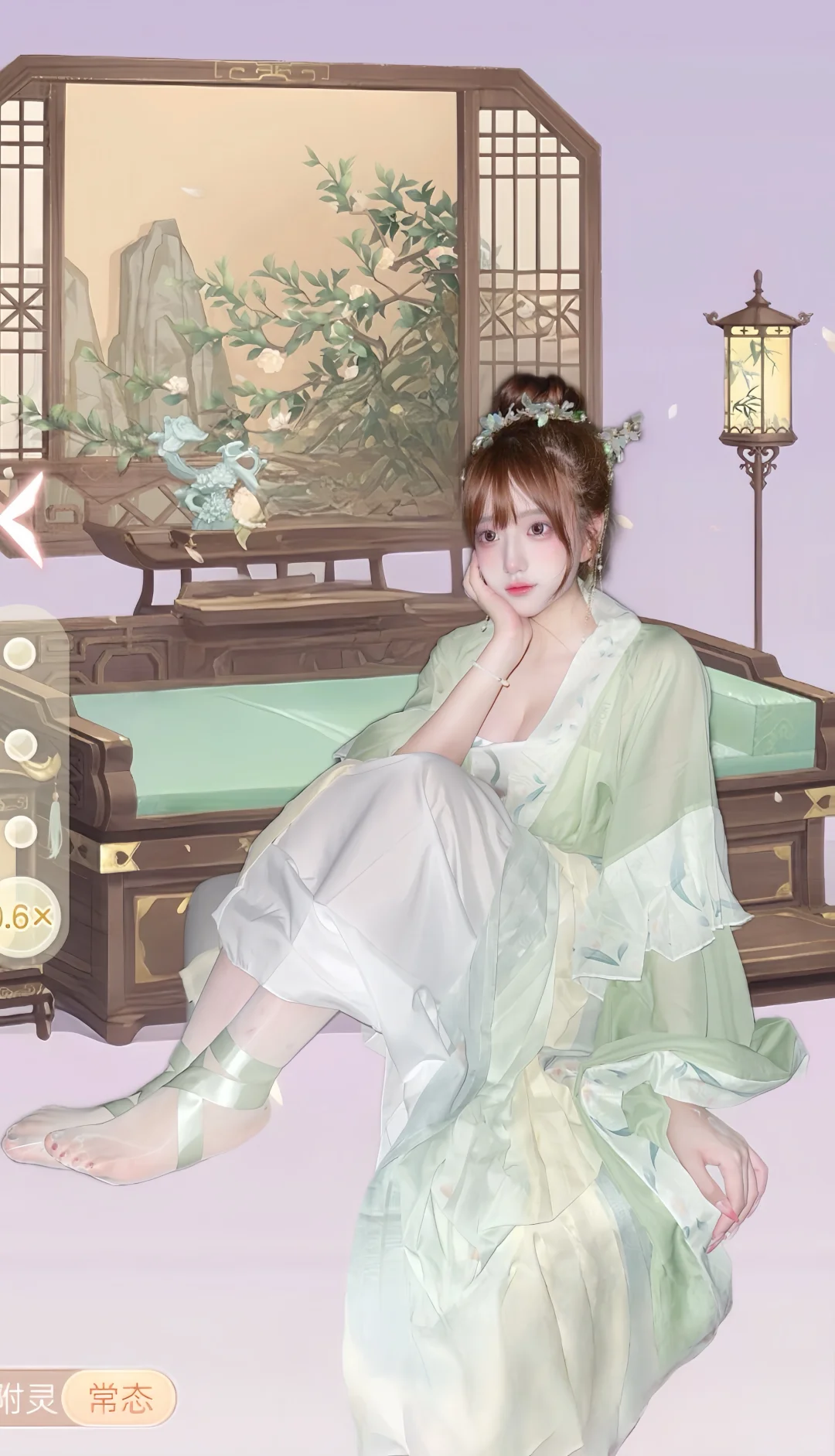 长相思联动✨ 绿意国风美人拿捏