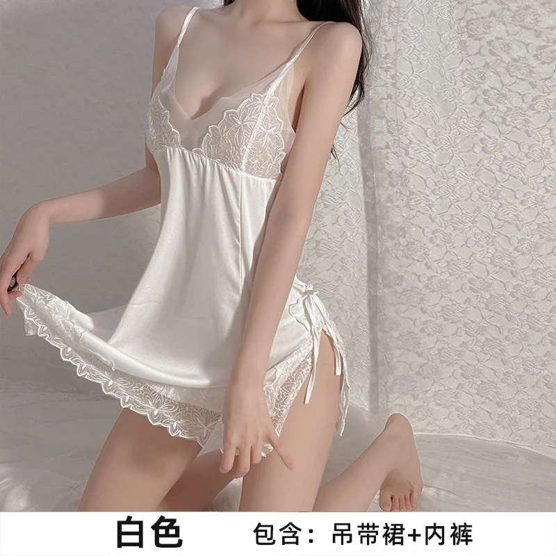 太会撩人了！谁懂纯欲风睡裙的杀伤力啊💘