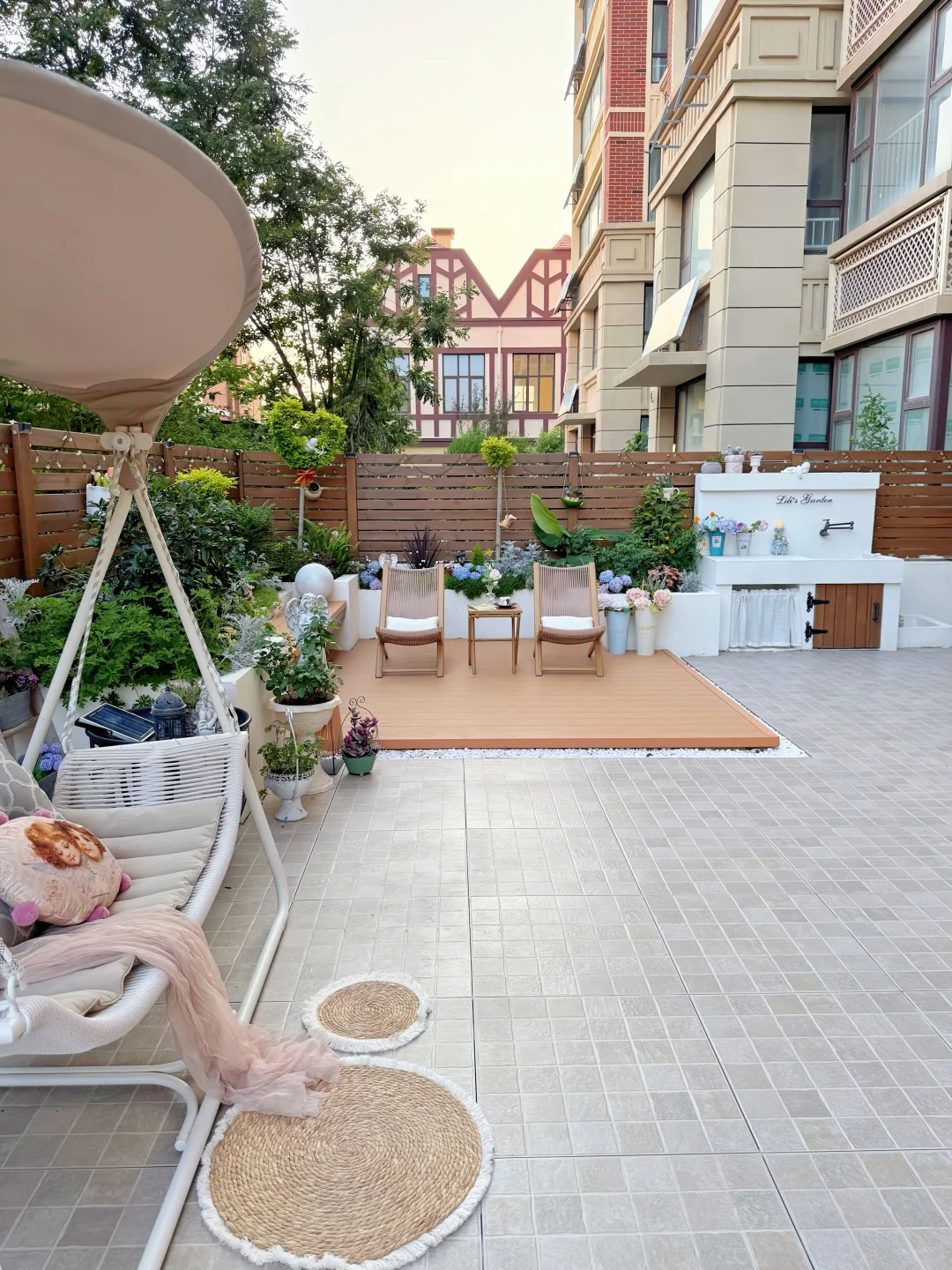 从图1到图2，普通人花2.4w装出梦中小花园🏡
