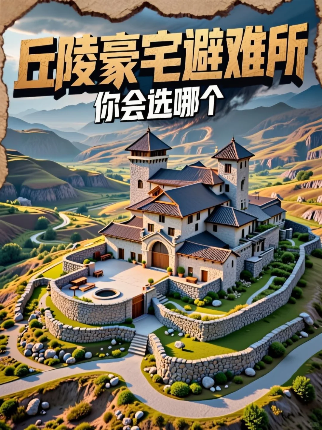 🚞11座丘陵豪宅避难所，哪一个会让你中意