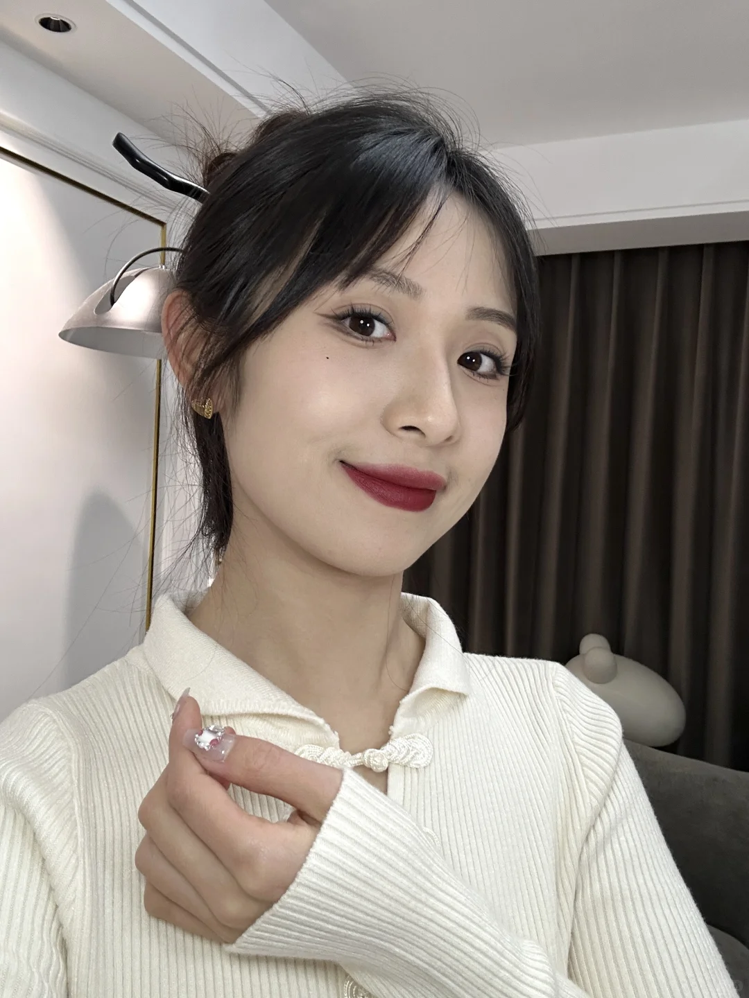 中式审美#黑发红唇#国泰民安