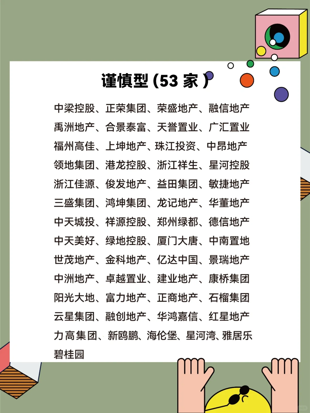 买房必看‼️最新开发商优良中差评级表