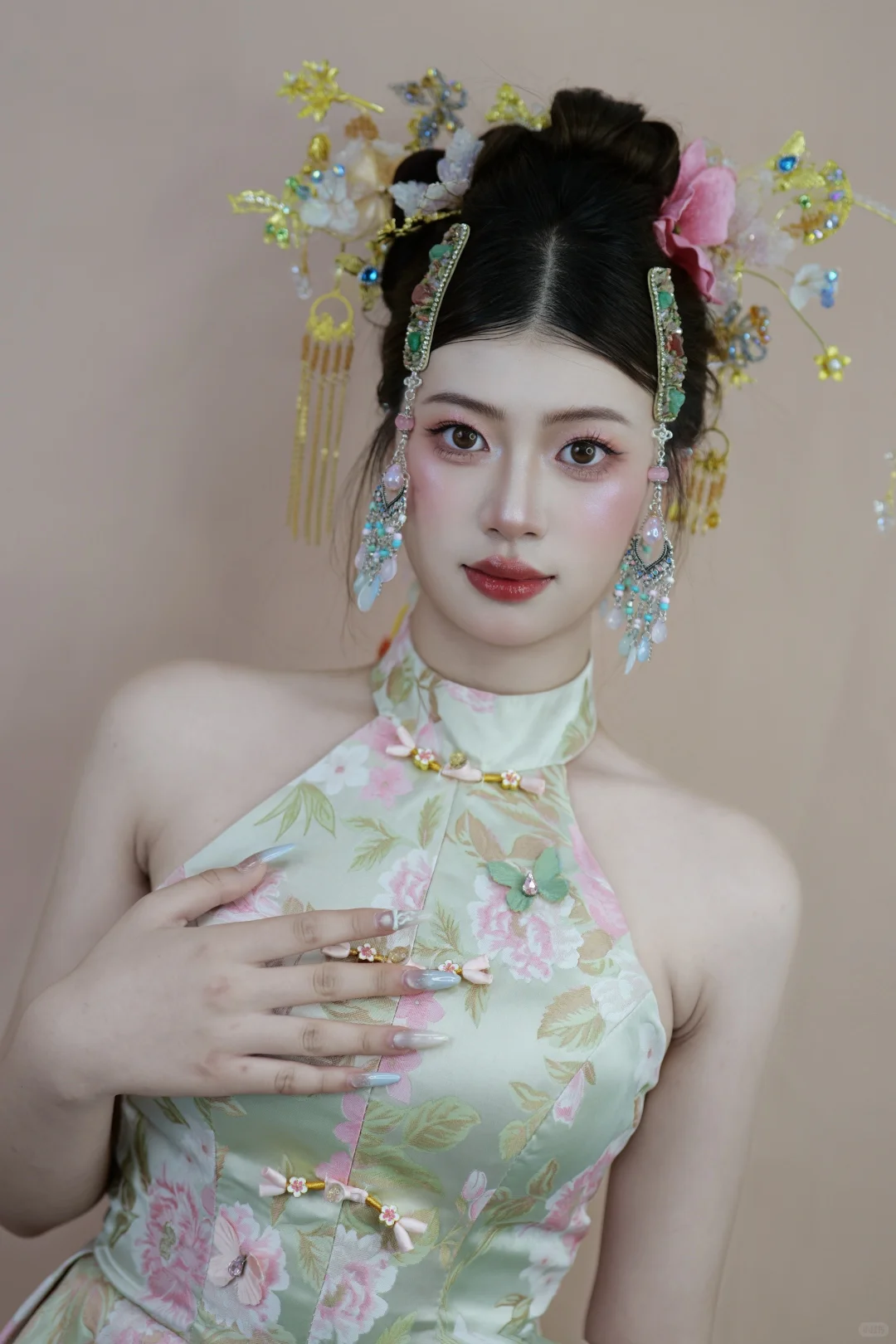 娇艳甜美的新中式造型✨
