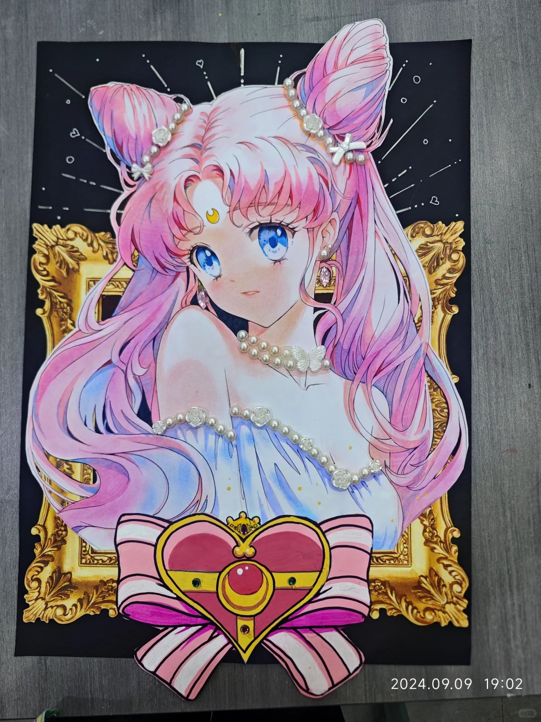 美少女战士创意拼贴画