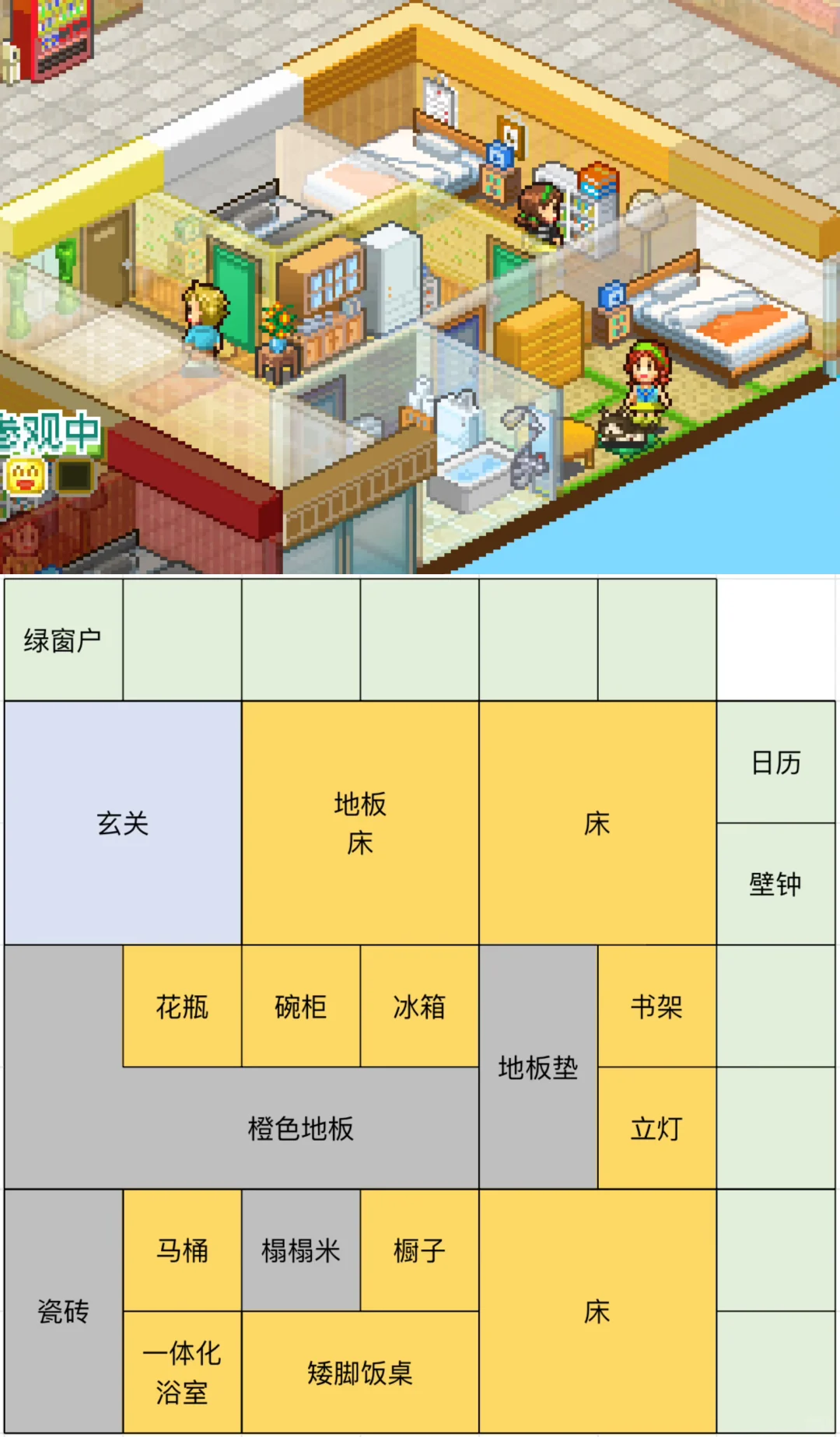 分享住宅梦物语7️⃣个小户型图～