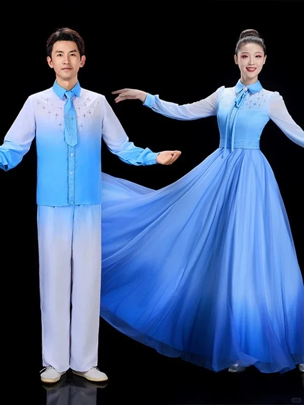 【出租】新款现代舞演出服男女歌伴舞中学生正