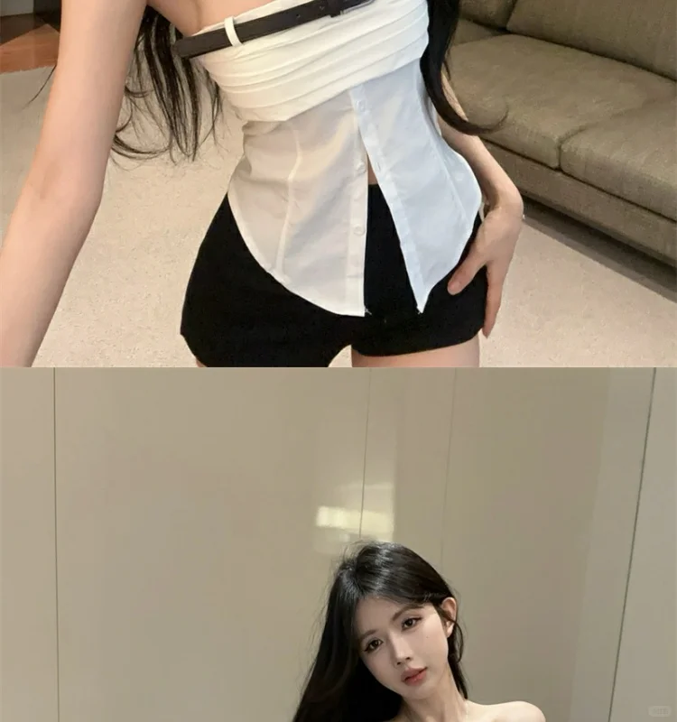 甜酷辣妹必备法式小众上衣冲呀💗