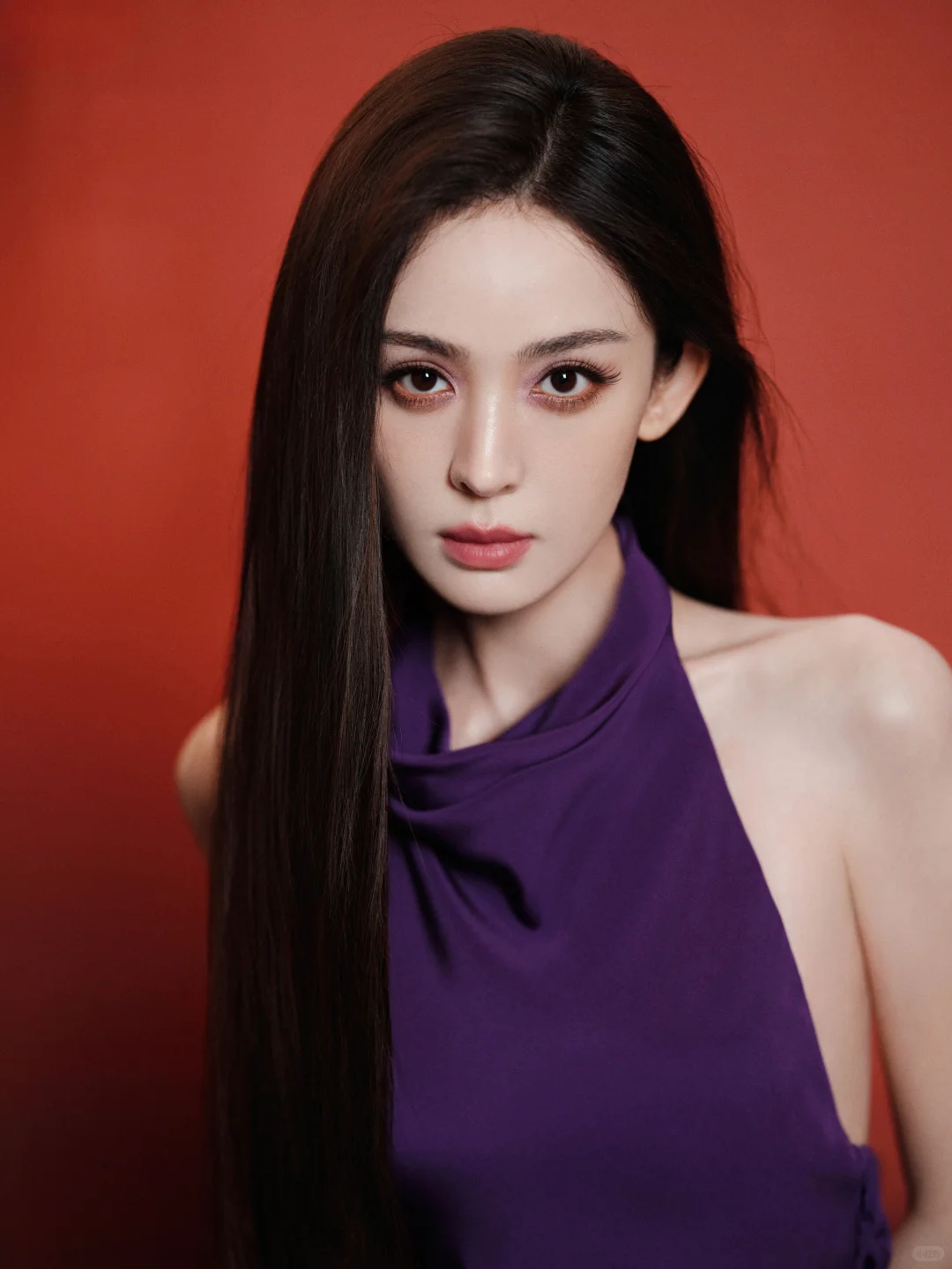 娜扎｜极简纯紫💜依旧高贵优雅又魅惑冷艳
