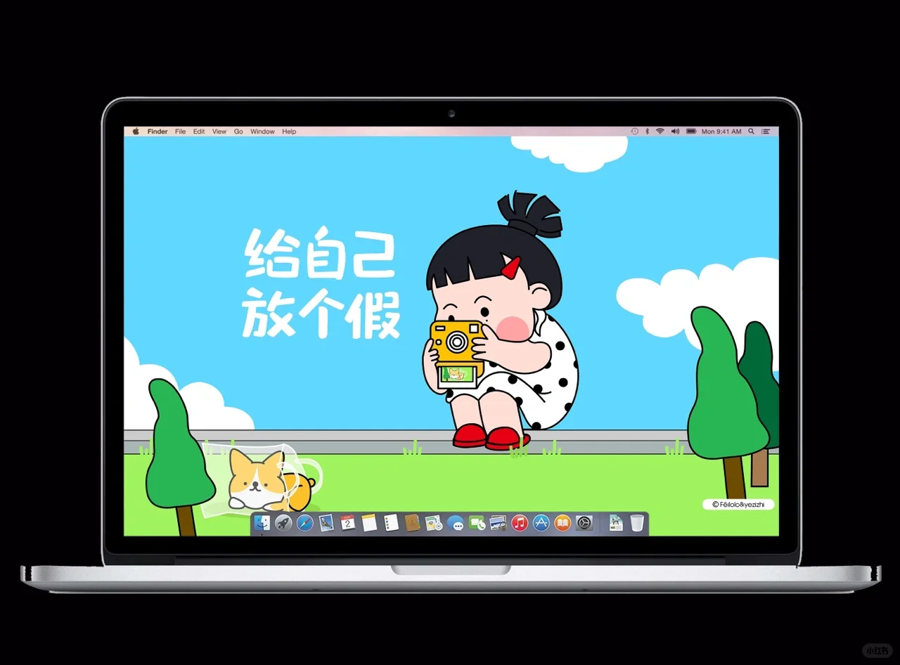 电脑壁纸～春已至花已开🌸给自己放个假吧