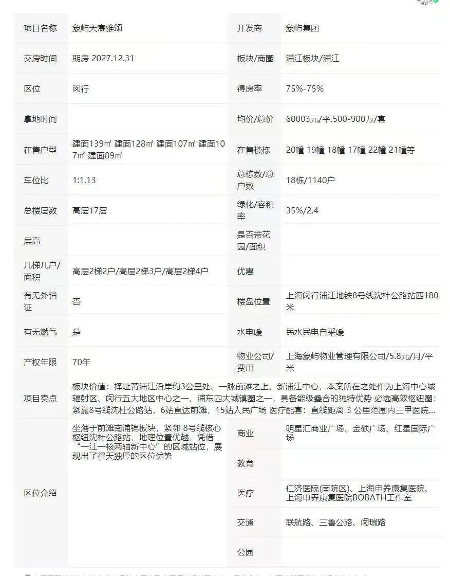 象屿天宸雅颂🔥火爆楼盘返佣天花板🔥