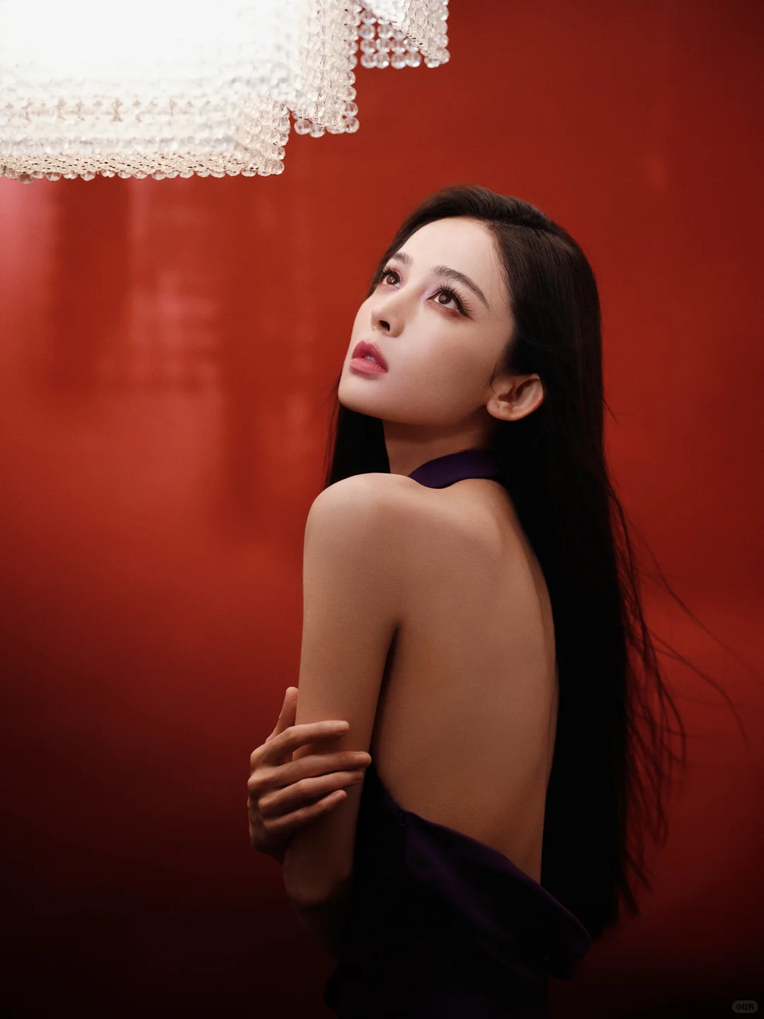 娜扎｜极简纯紫💜依旧高贵优雅又魅惑冷艳