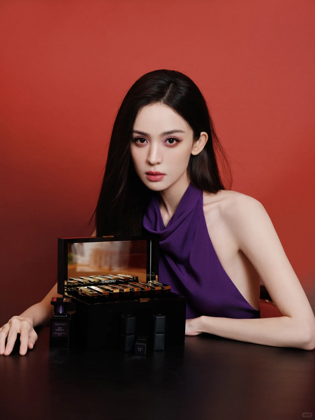 娜扎｜极简纯紫💜依旧高贵优雅又魅惑冷艳