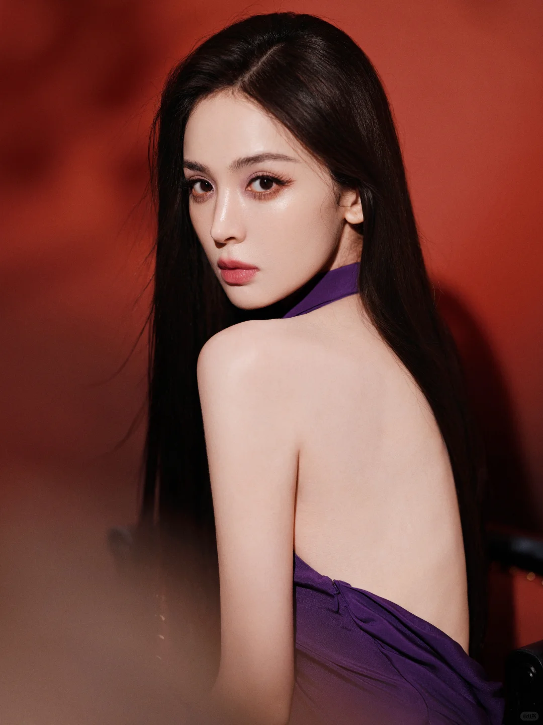 娜扎｜极简纯紫💜依旧高贵优雅又魅惑冷艳