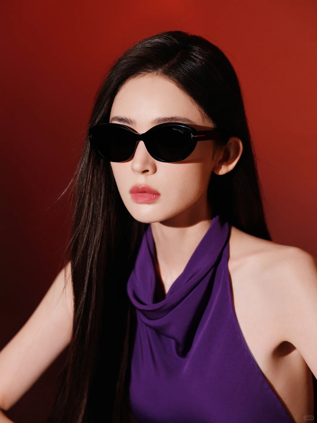 娜扎｜极简纯紫💜依旧高贵优雅又魅惑冷艳
