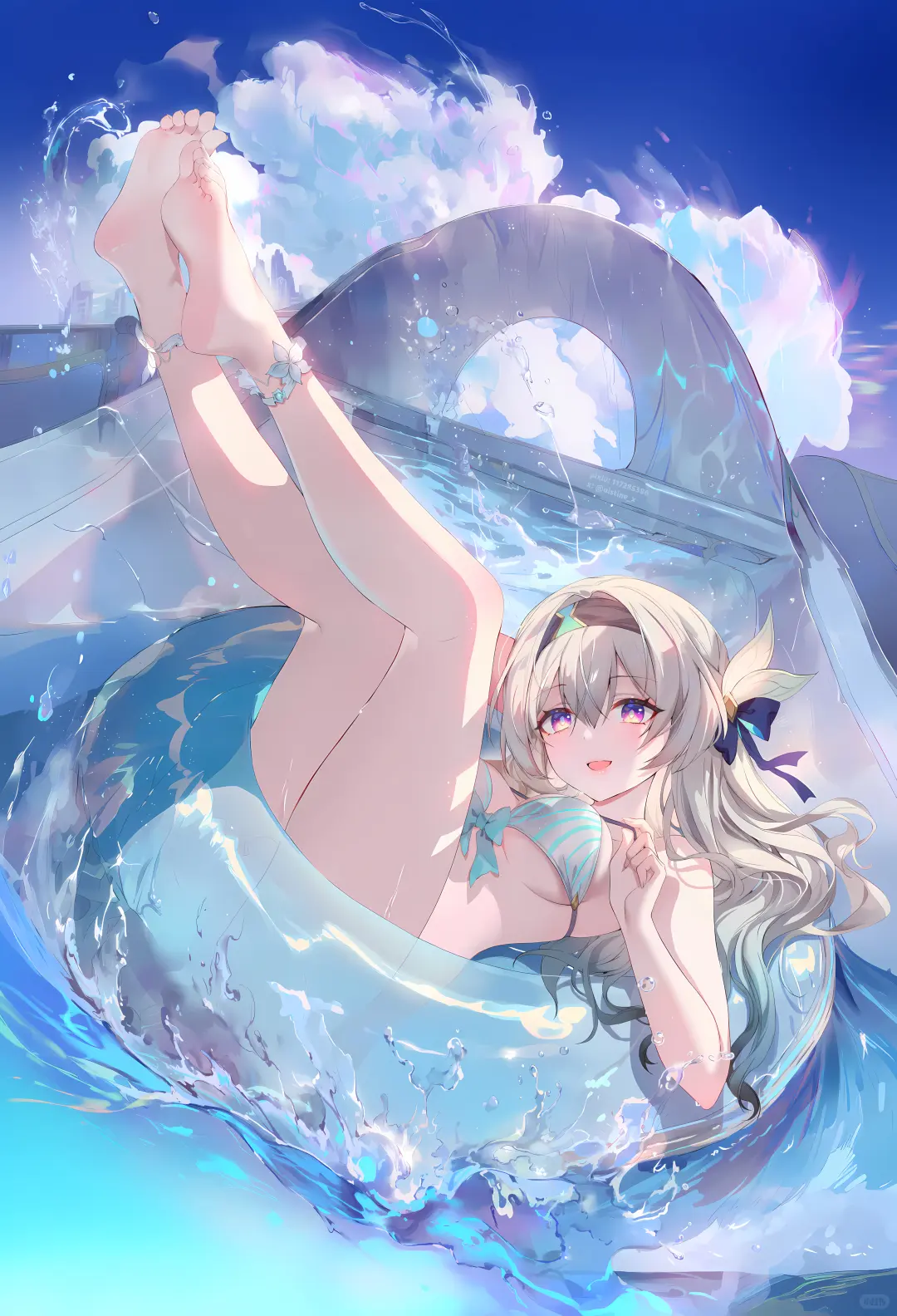水上乐园里的流萤 🌊