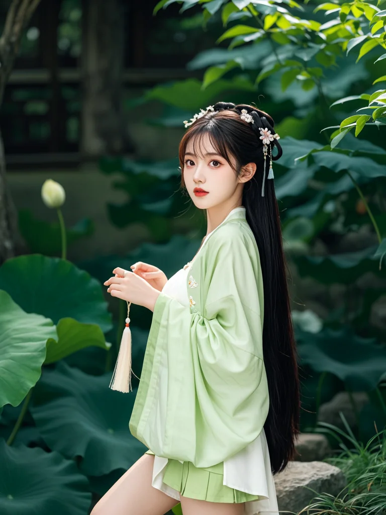 古韵今风，美女如画妖娆动人，清纯佳人！