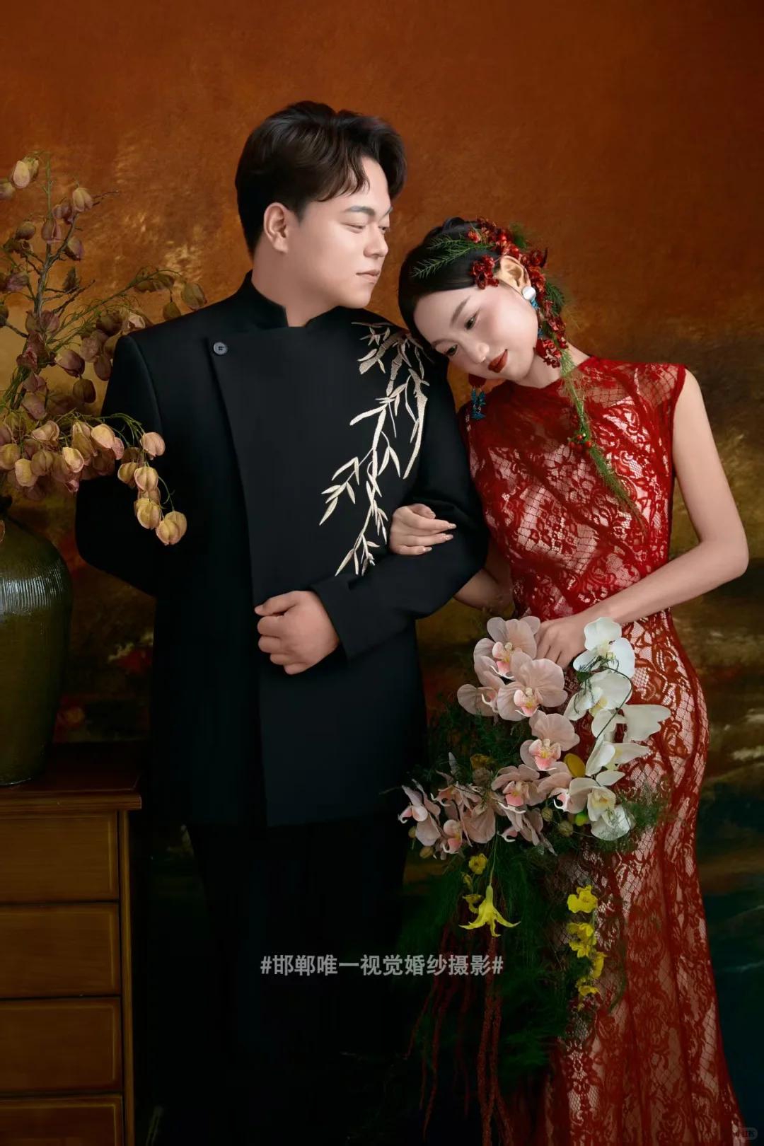 民国风复古旗袍婚纱照🎞️[话题]#